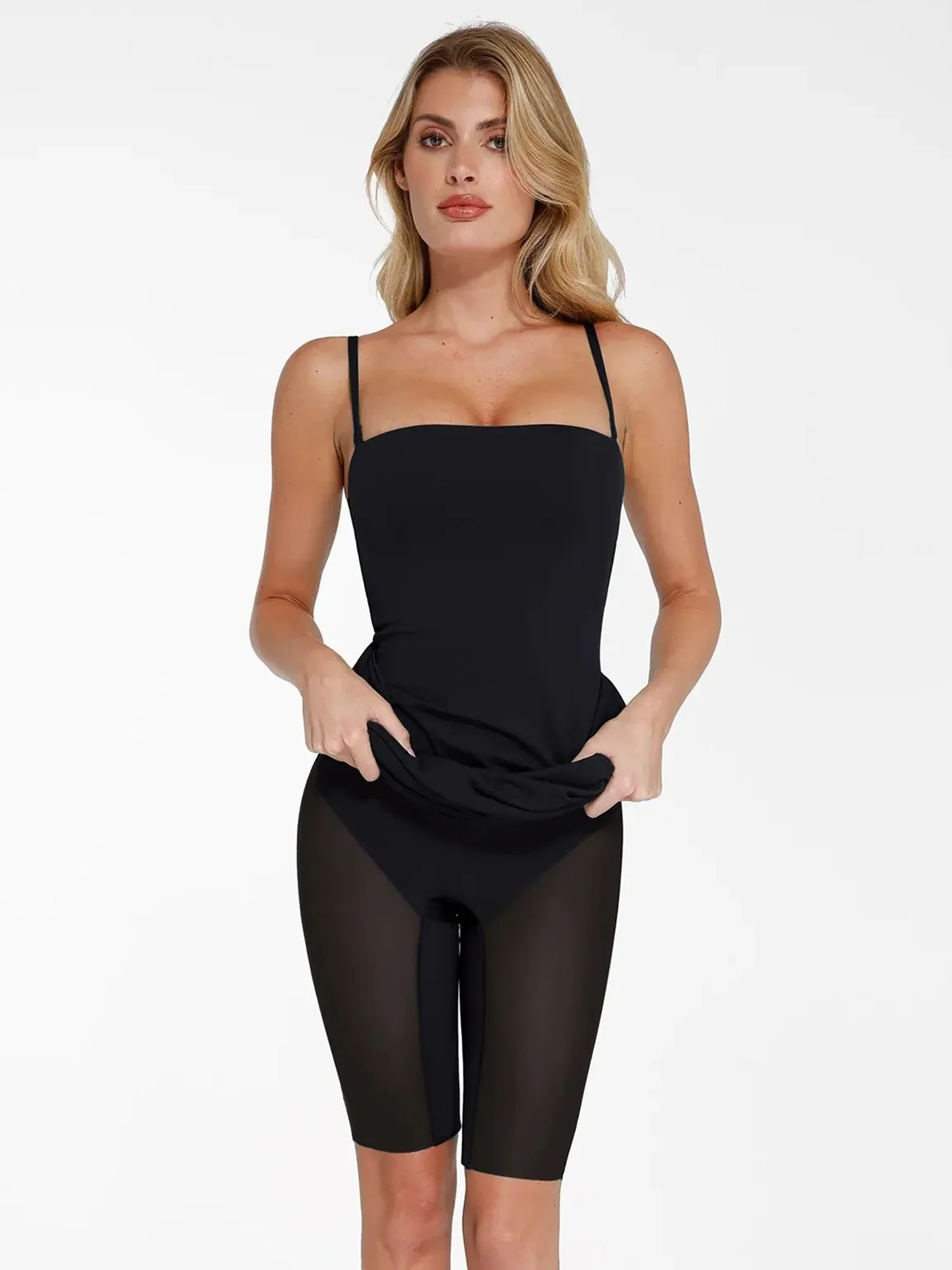 Popilush Bluetag Cooling Shapewear Slimming Midi Tube Dress - Image 22