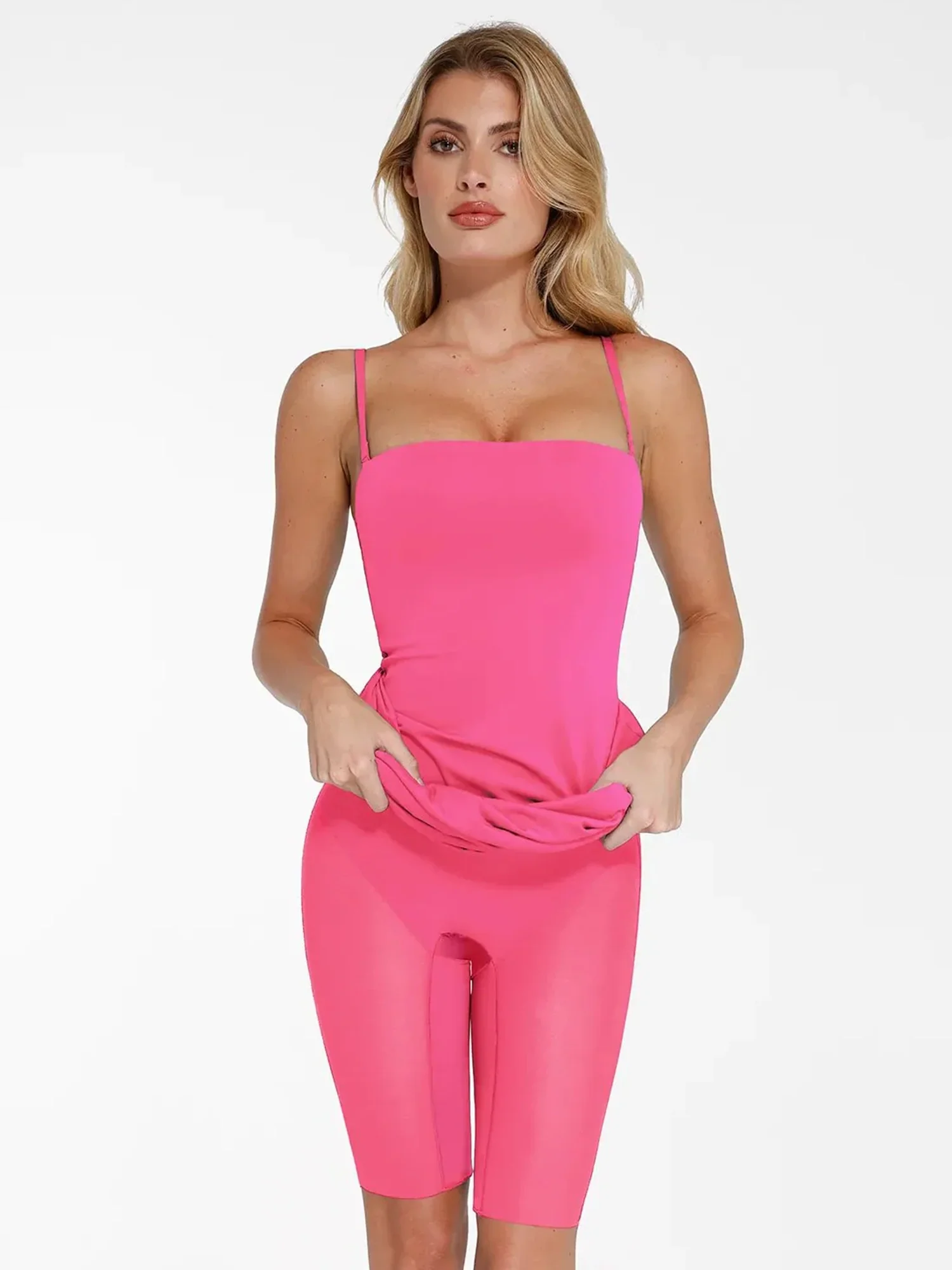 Popilush Bluetag Cooling Shapewear Slimming Midi Tube Dress - Image 9