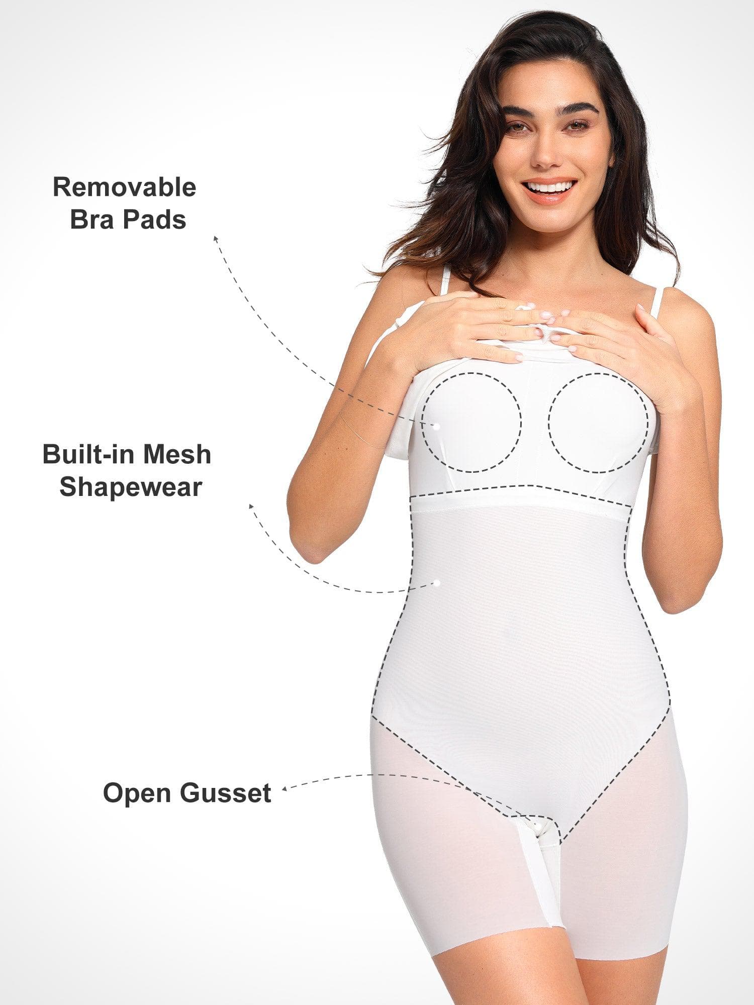Popilush Shapewear Slimming Midi Dress and Sheer Mesh Overlay Set - Image 30