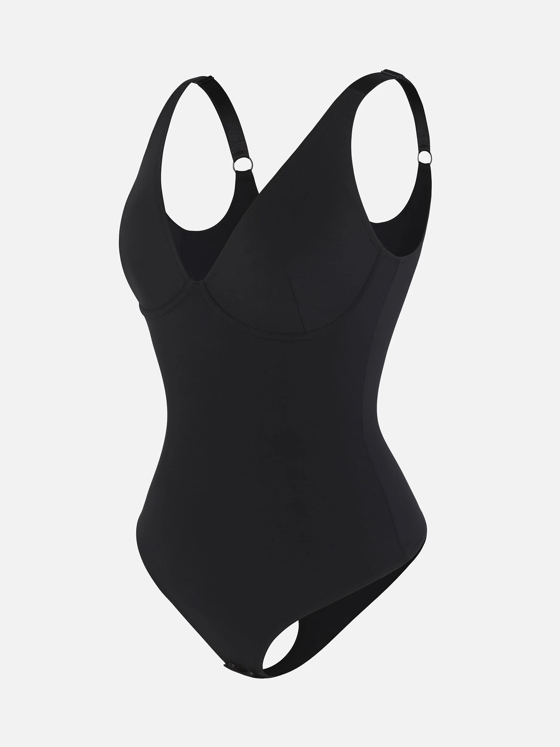 Feelingirl 2-Pack Deep V Neck Tummy Control Shapewear Bodysuit Bundle - Image 27