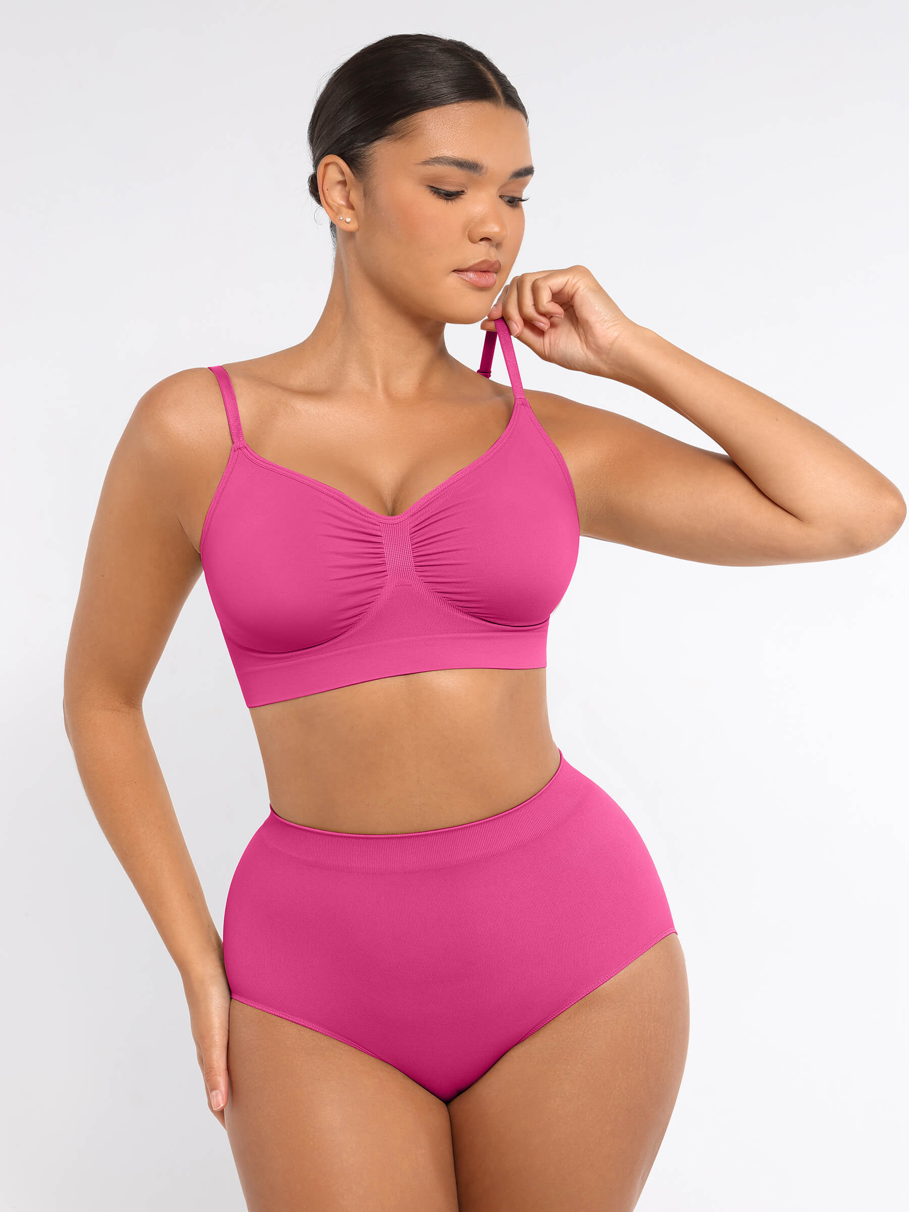 Feelingirl 3-Pack Seamless Smooth Wireless Bra Bundle - Image 56