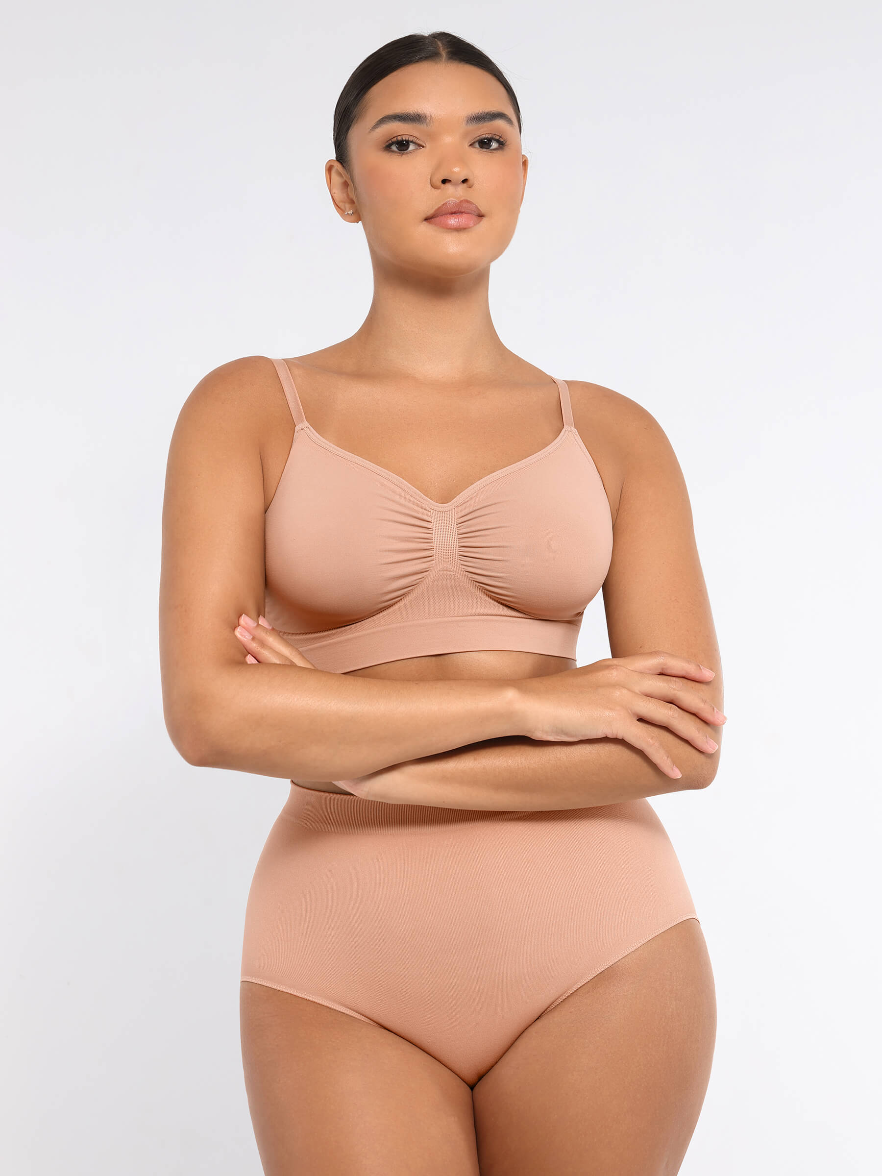 Feelingirl 3-Pack Seamless Smooth Wireless Bra Bundle - Image 65