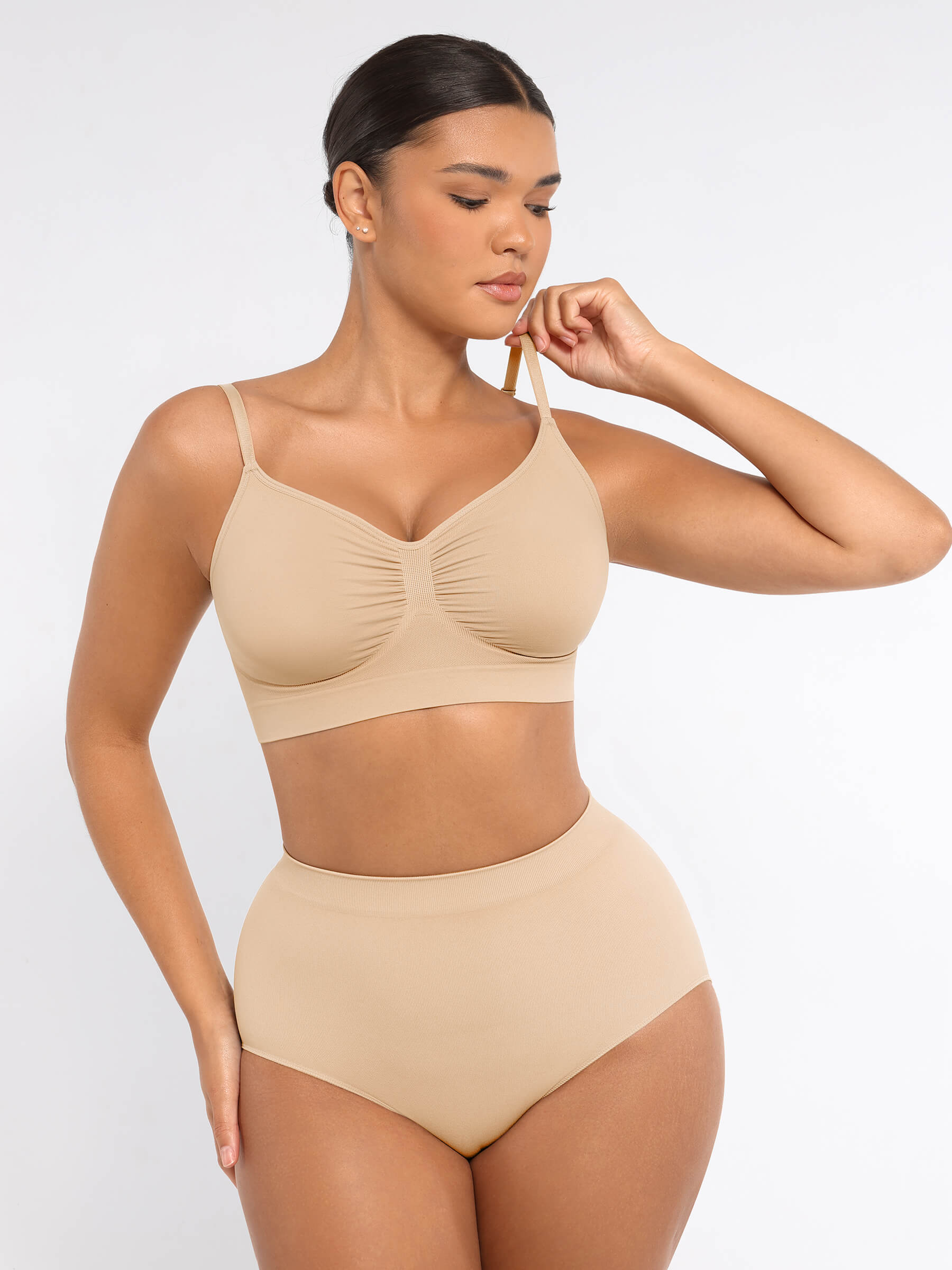 Feelingirl 3-Pack Seamless Smooth Wireless Bra Bundle - Image 77