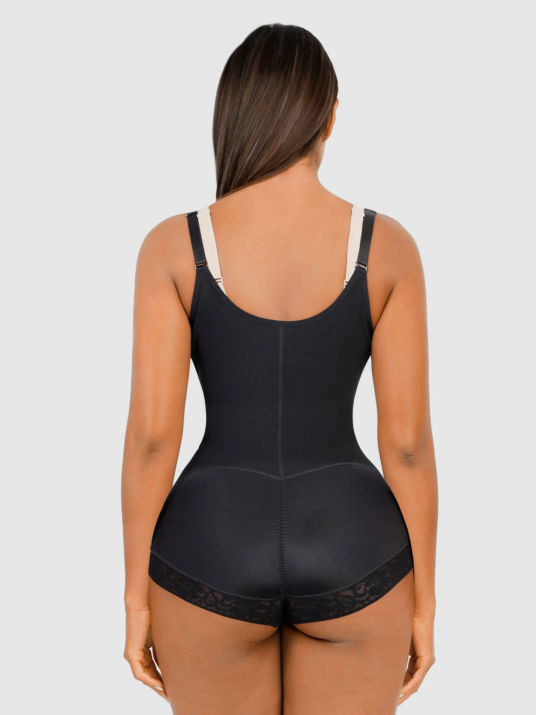 Feelingirl Adjustable U-Plunge Front Zipper Shapewear - Image 6