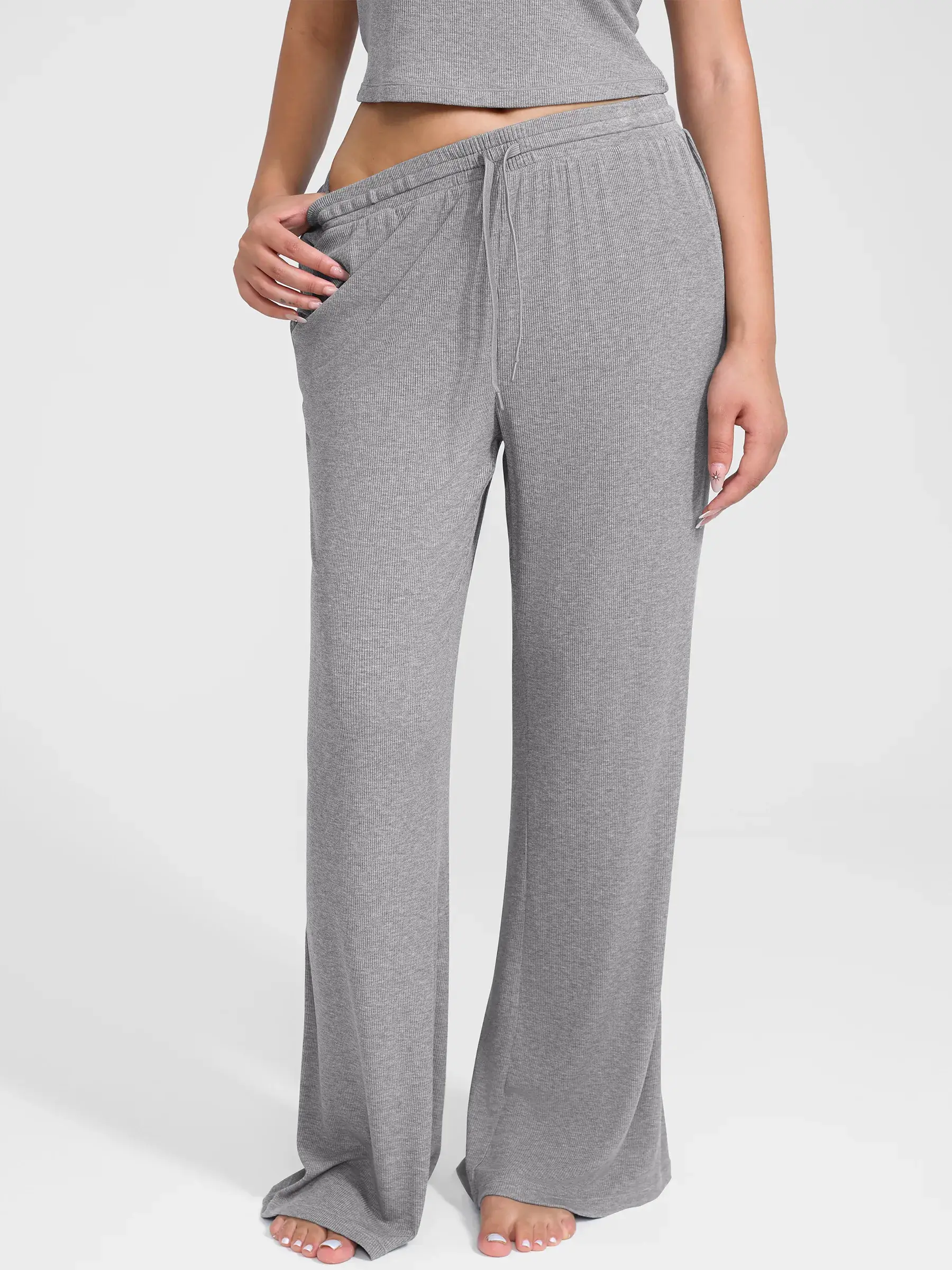 Feelingirl Breathable Ribbed Loungewear Pants - Image 10