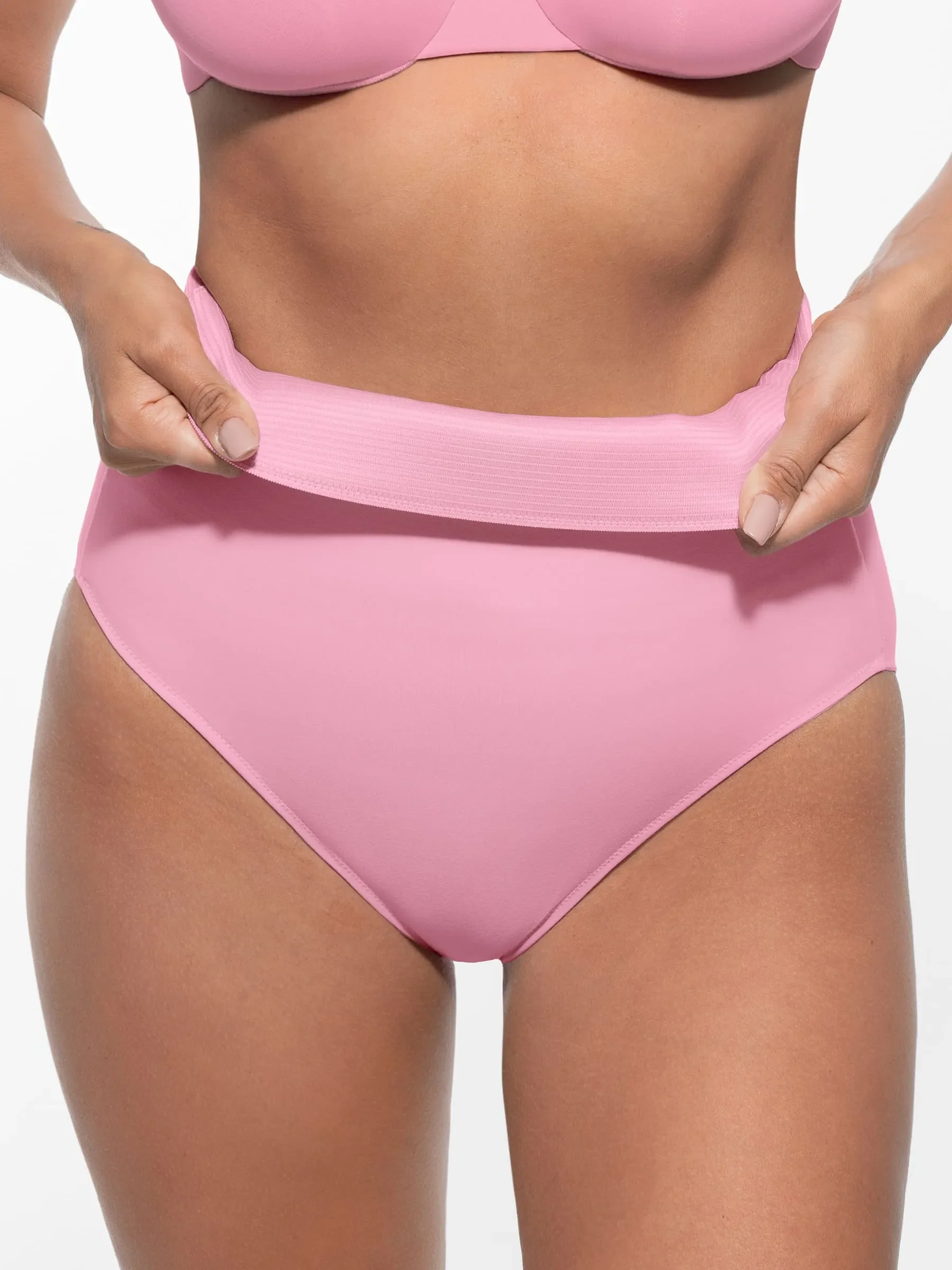 Feelingirl Built-in Elastic Mid-Waist Shaping Panties - Image 13