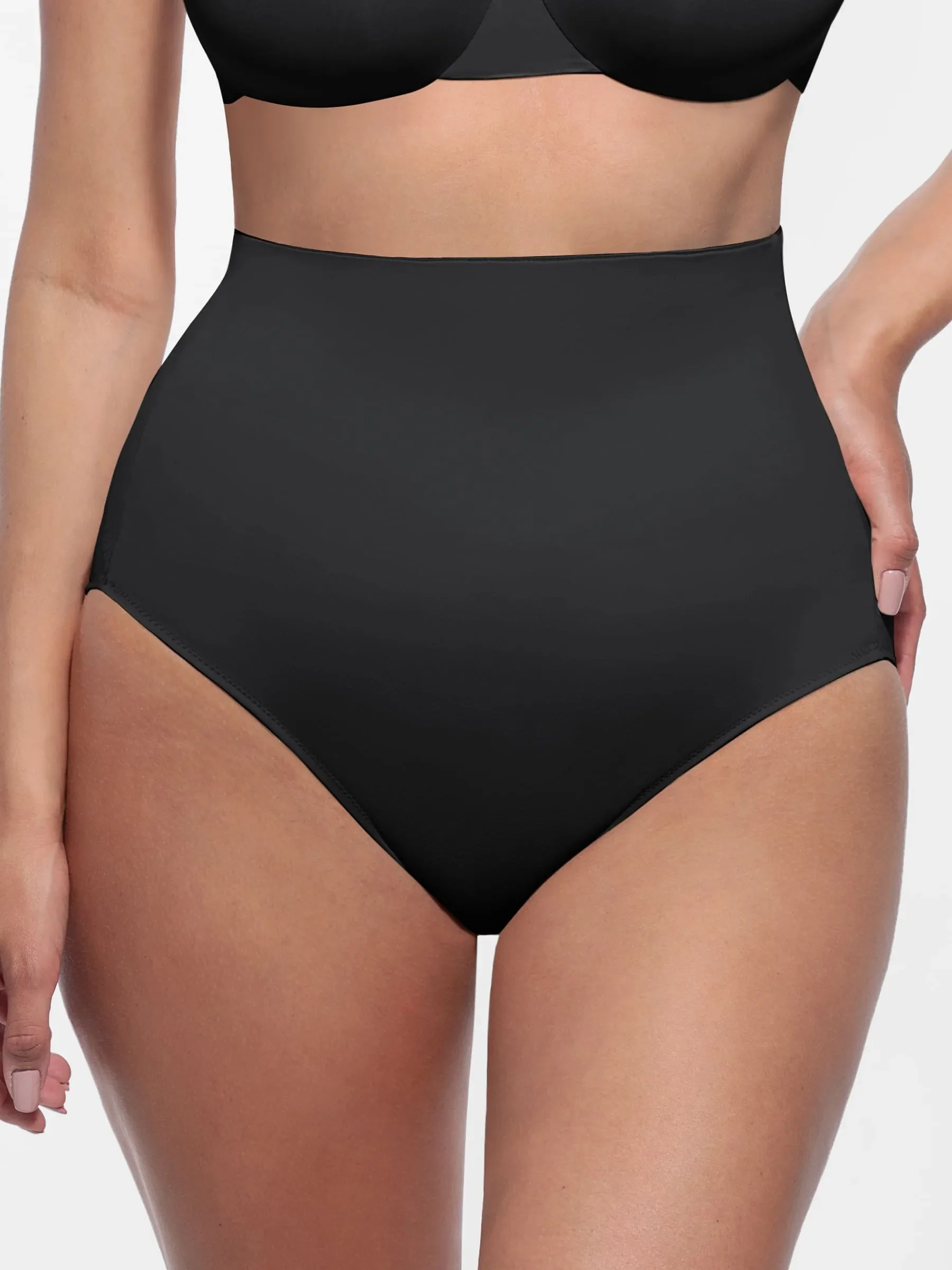 Feelingirl Built-in Elastic Mid-Waist Shaping Panties - Image 16