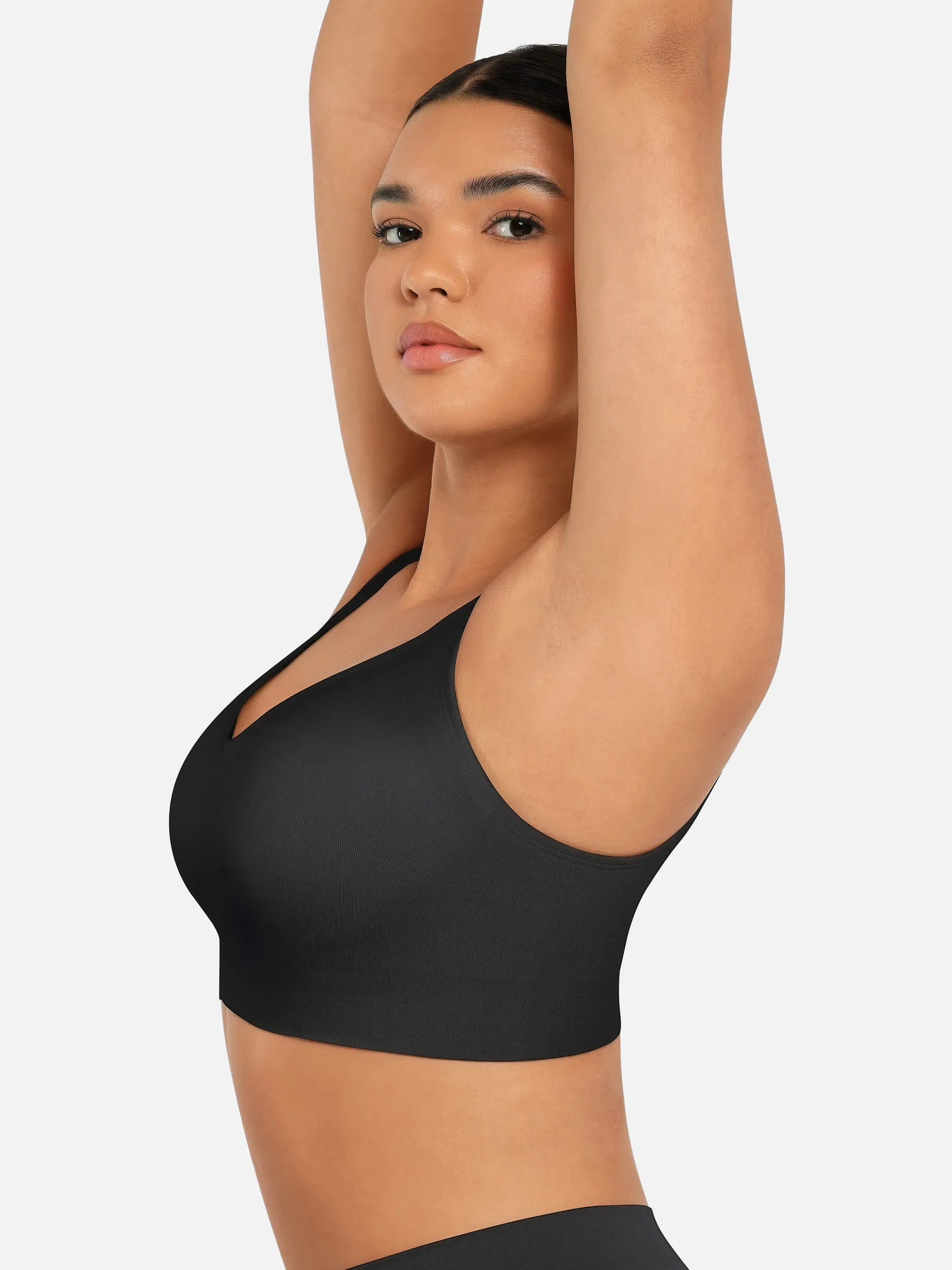 Feelingirl Built-in Soft Cups Full Coverage Wireless Bra - Image 15