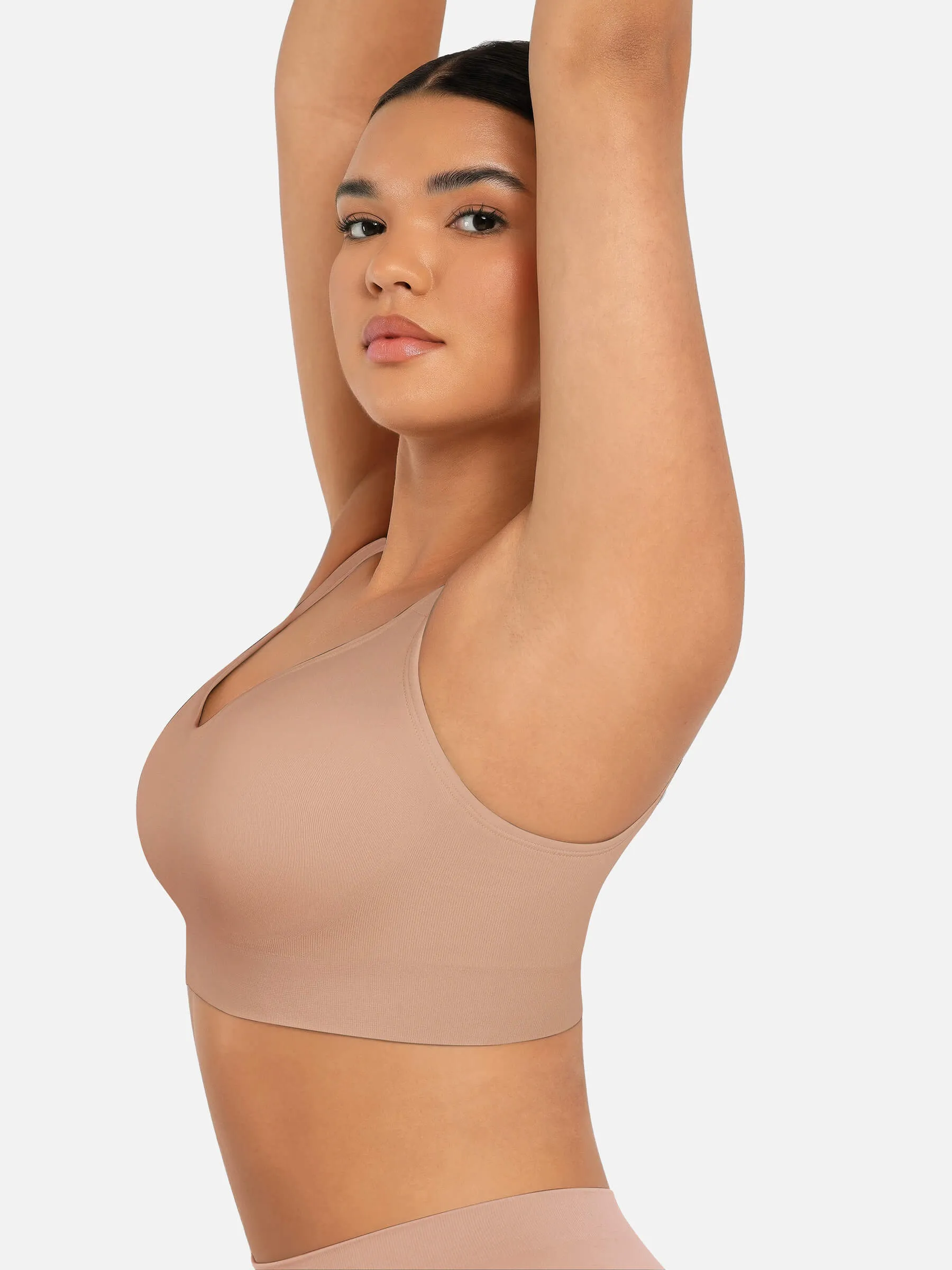Feelingirl Built-in Soft Cups Full Coverage Wireless Bra - Image 51