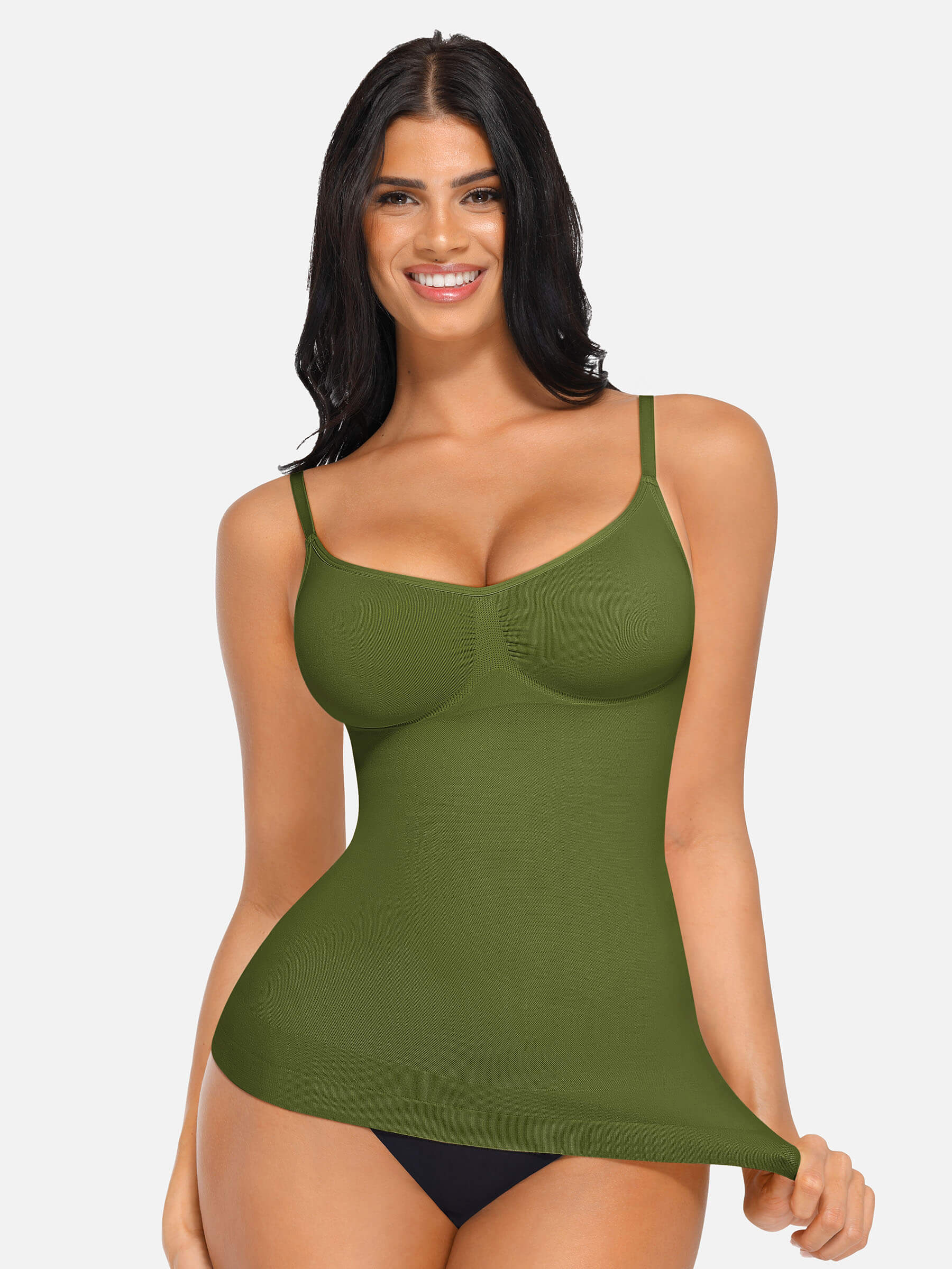Feelingirl Bust Support Waist and Abdomen Control Shape Tank Top Vest - Image 36