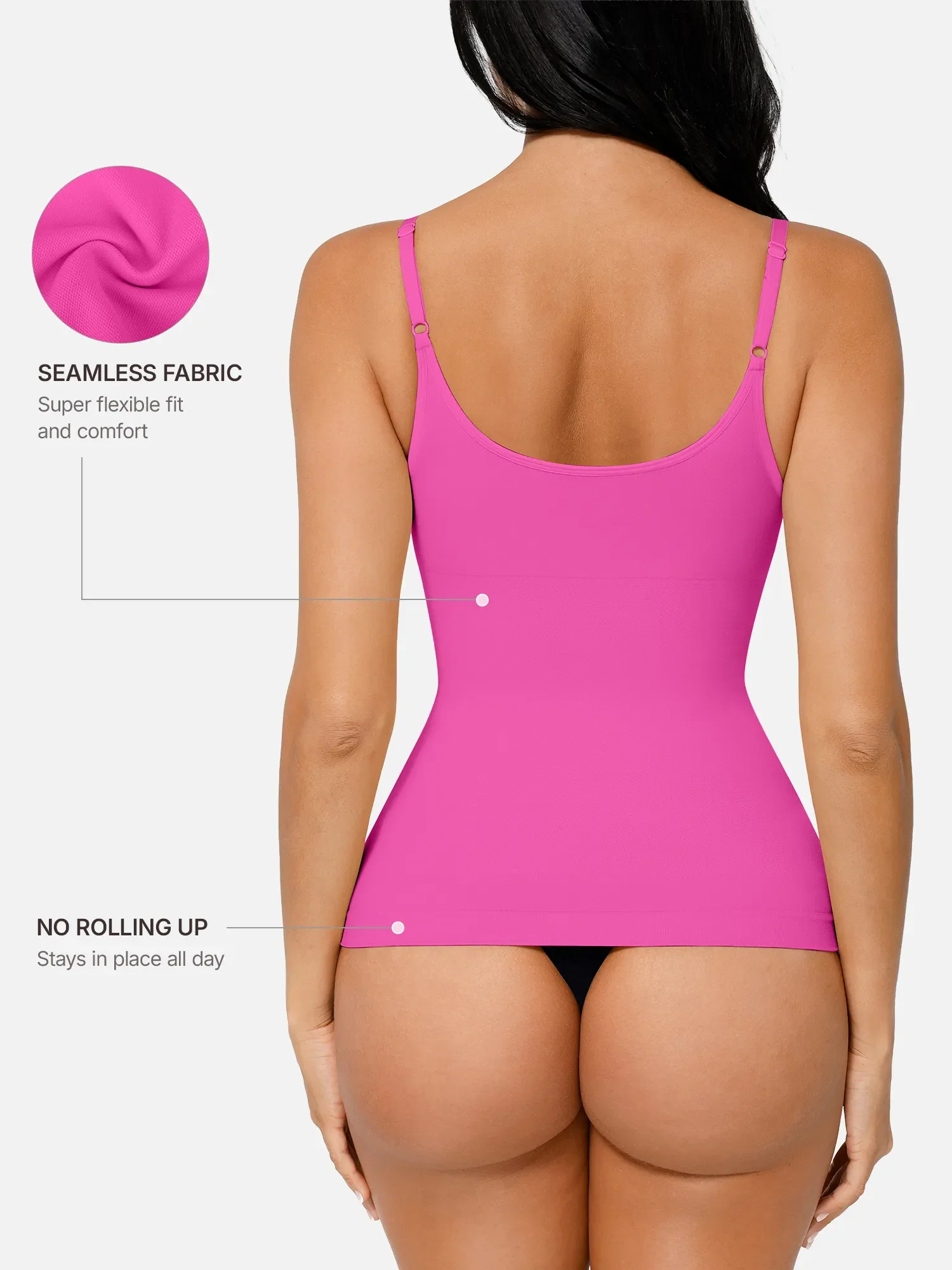 Feelingirl Bust Support Waist and Abdomen Control Shape Tank Top Vest - Image 51
