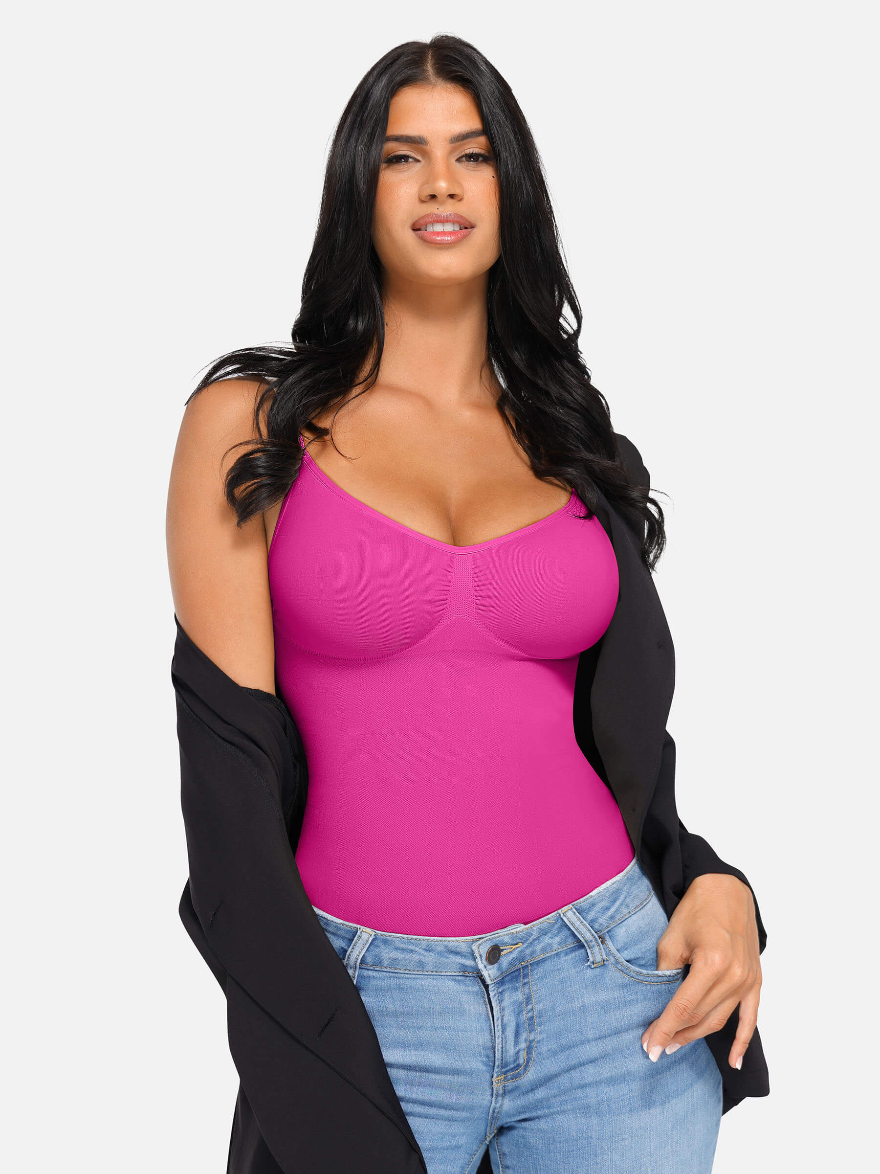 Feelingirl Bust Support Waist and Abdomen Control Shape Tank Top Vest - Image 52