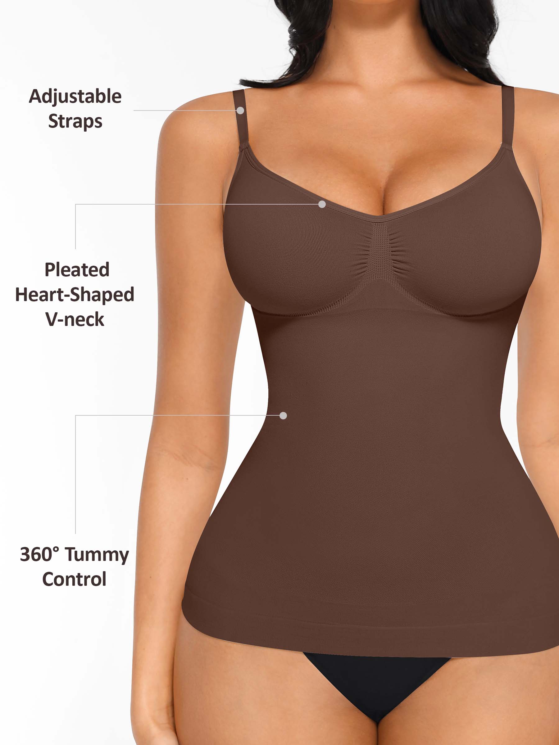 Feelingirl Bust Support Waist and Abdomen Control Shape Tank Top Vest - Image 16
