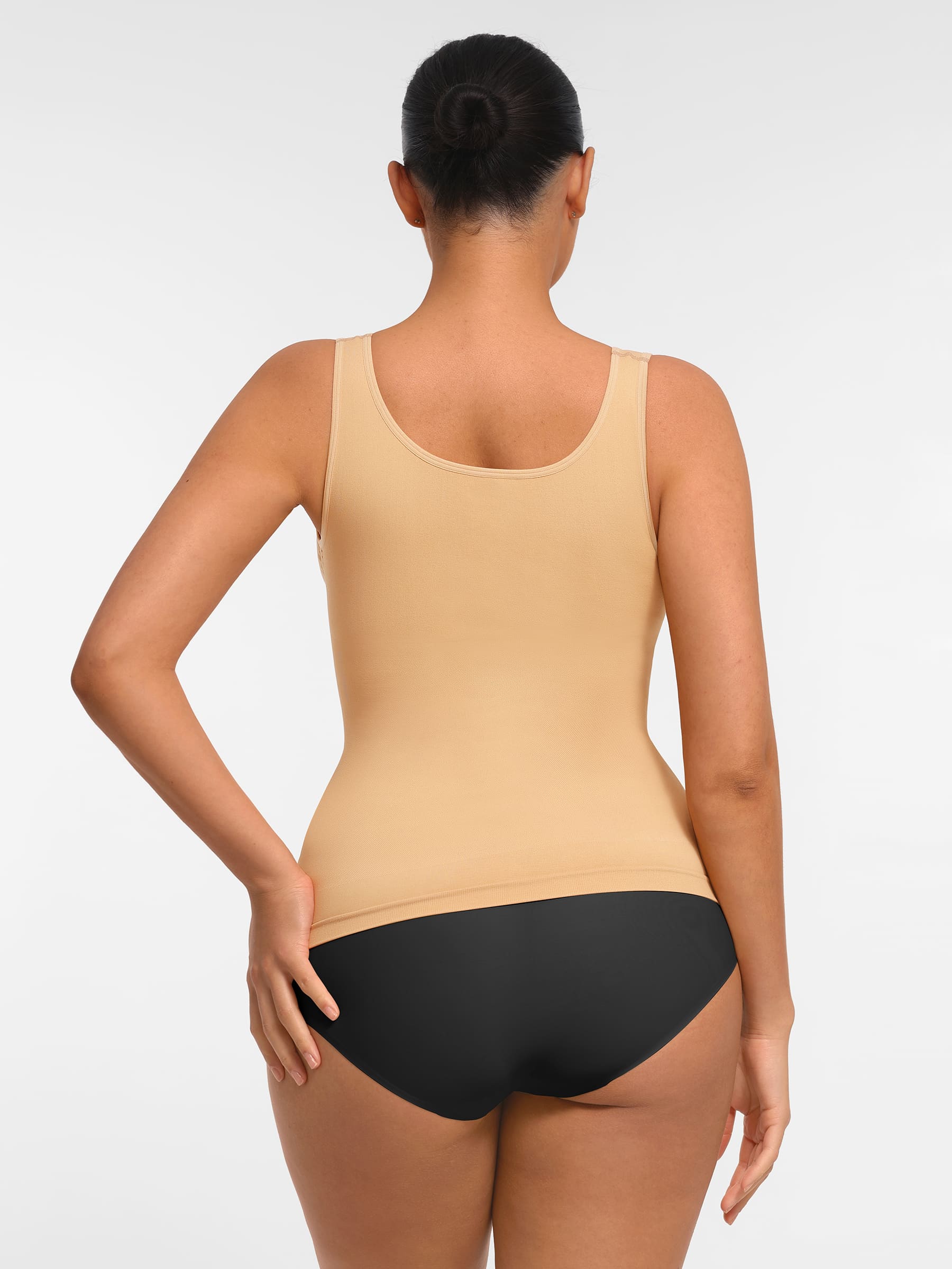 Feelingirl Bust Support Waist and Abdomen Control Shape  Wide Straps Tank Top - Image 22