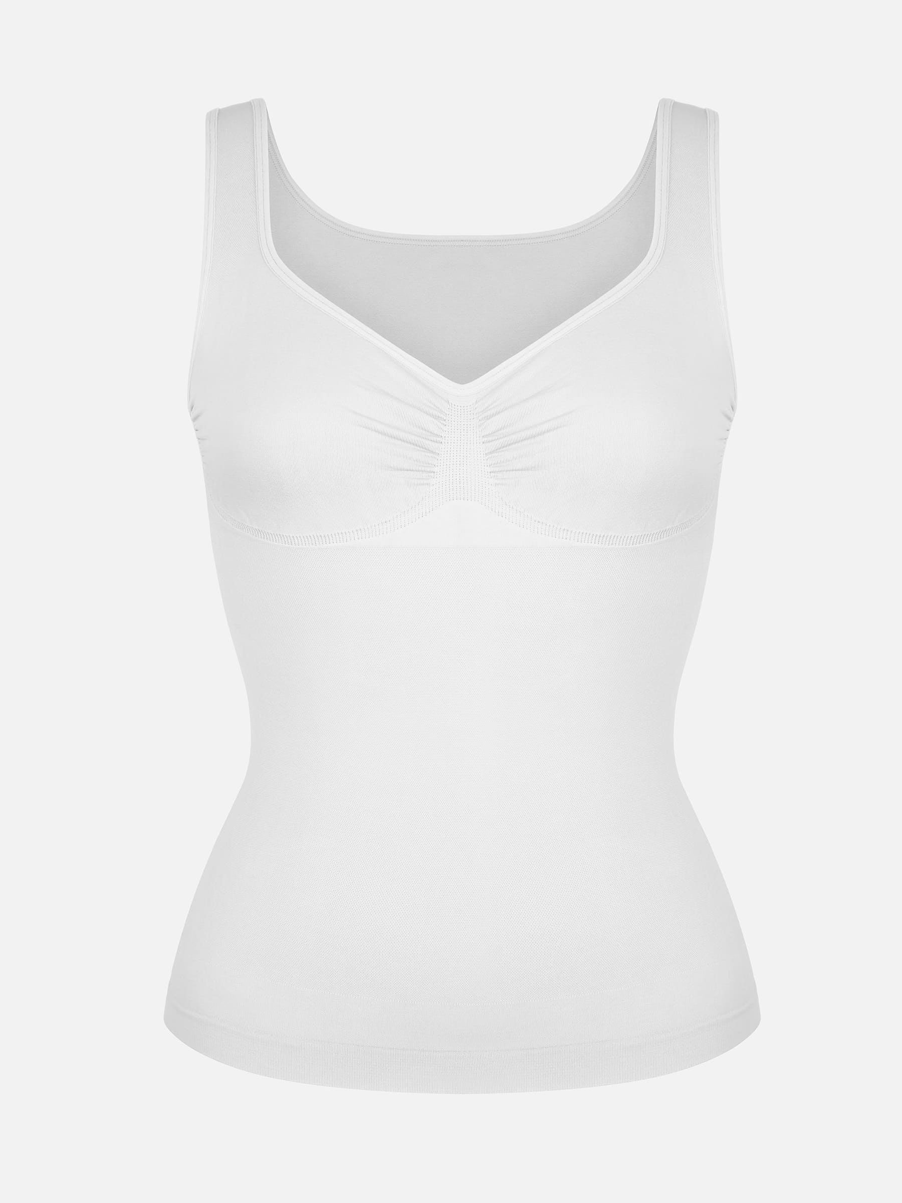 Feelingirl Bust Support Waist and Abdomen Control Shape  Wide Straps Tank Top - Image 30