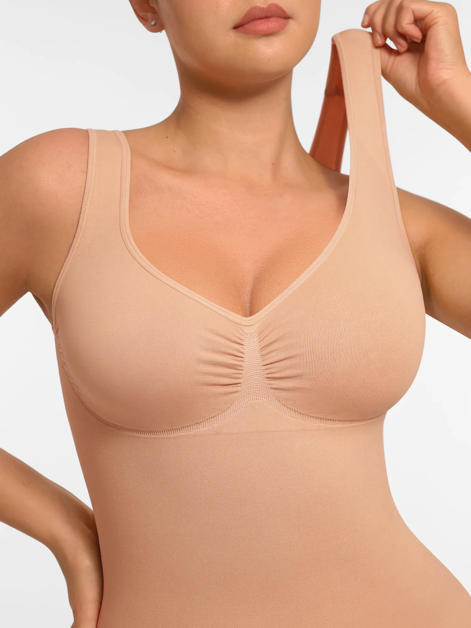Feelingirl Bust Support Waist and Abdomen Control Shape  Wide Straps Tank Top - Image 38