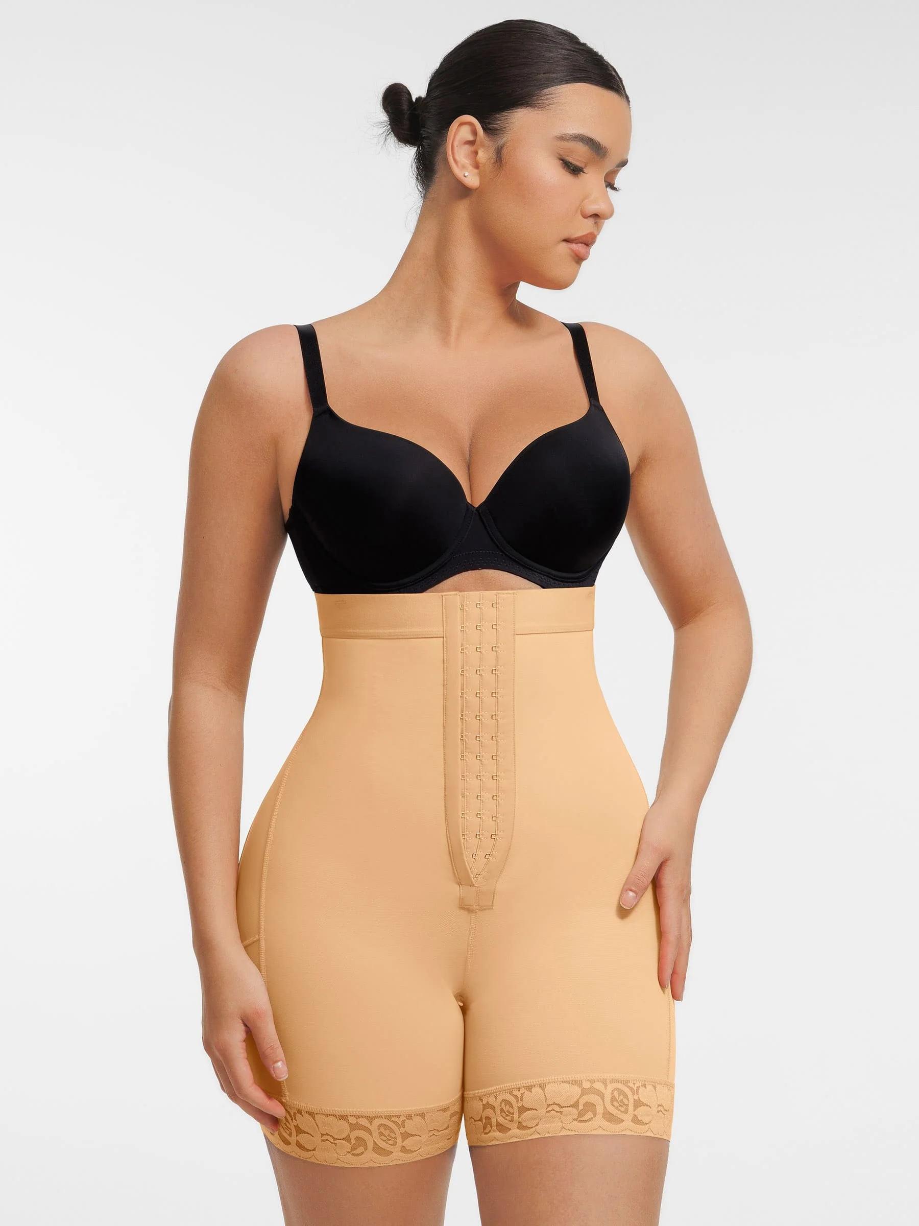 Feelingirl Butt Lifting Body Shaper with Zip Crotch Smooth Tummy Control - Image 12