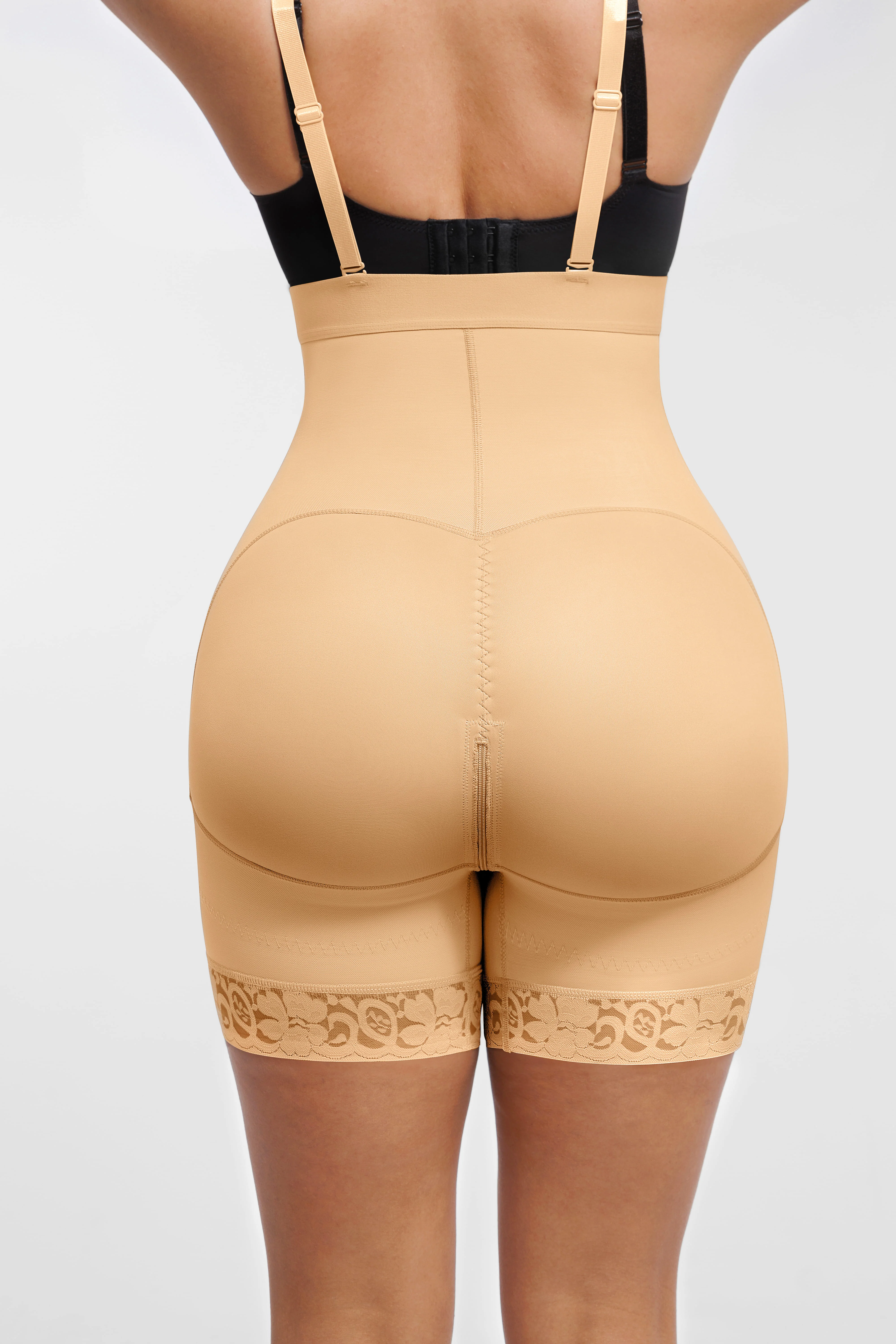 Feelingirl Butt Lifting Body Shaper with Zip Crotch Smooth Tummy Control - Image 15