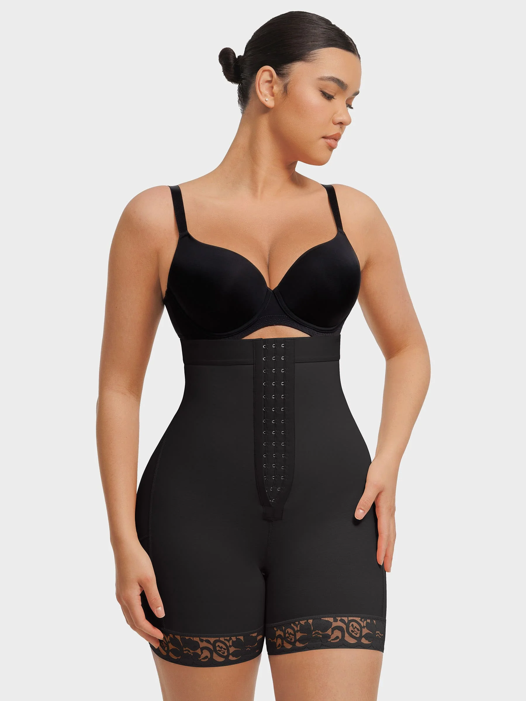 Feelingirl Butt Lifting Body Shaper with Zip Crotch Smooth Tummy Control - Image 5