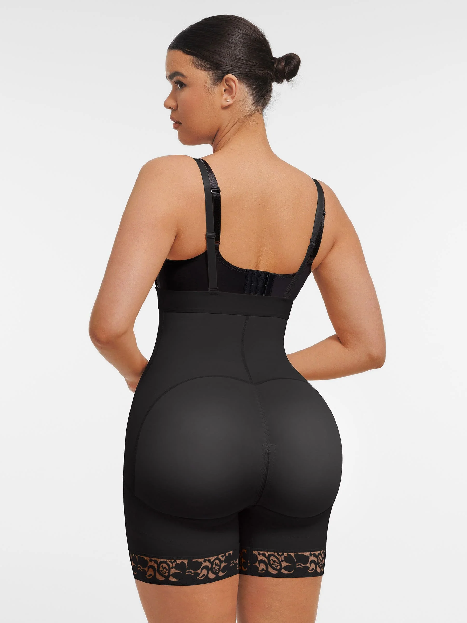Feelingirl Butt Lifting Body Shaper with Zip Crotch Smooth Tummy Control - Image 6