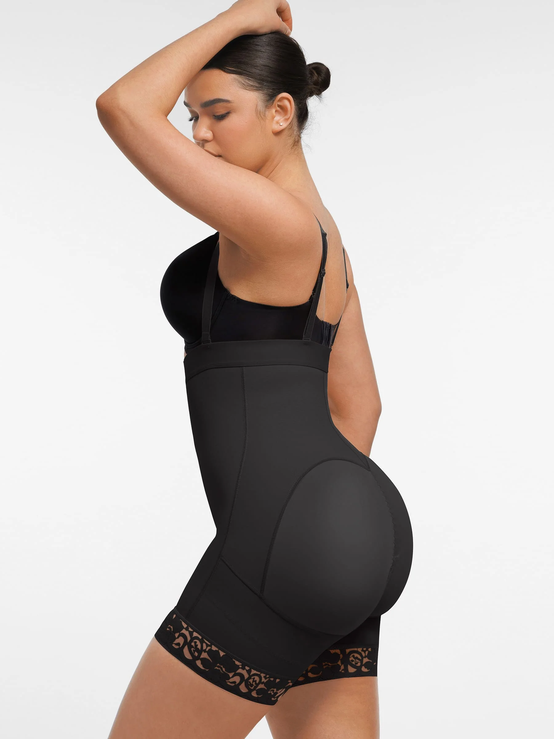 Feelingirl Butt Lifting Body Shaper with Zip Crotch Smooth Tummy Control - Image 7