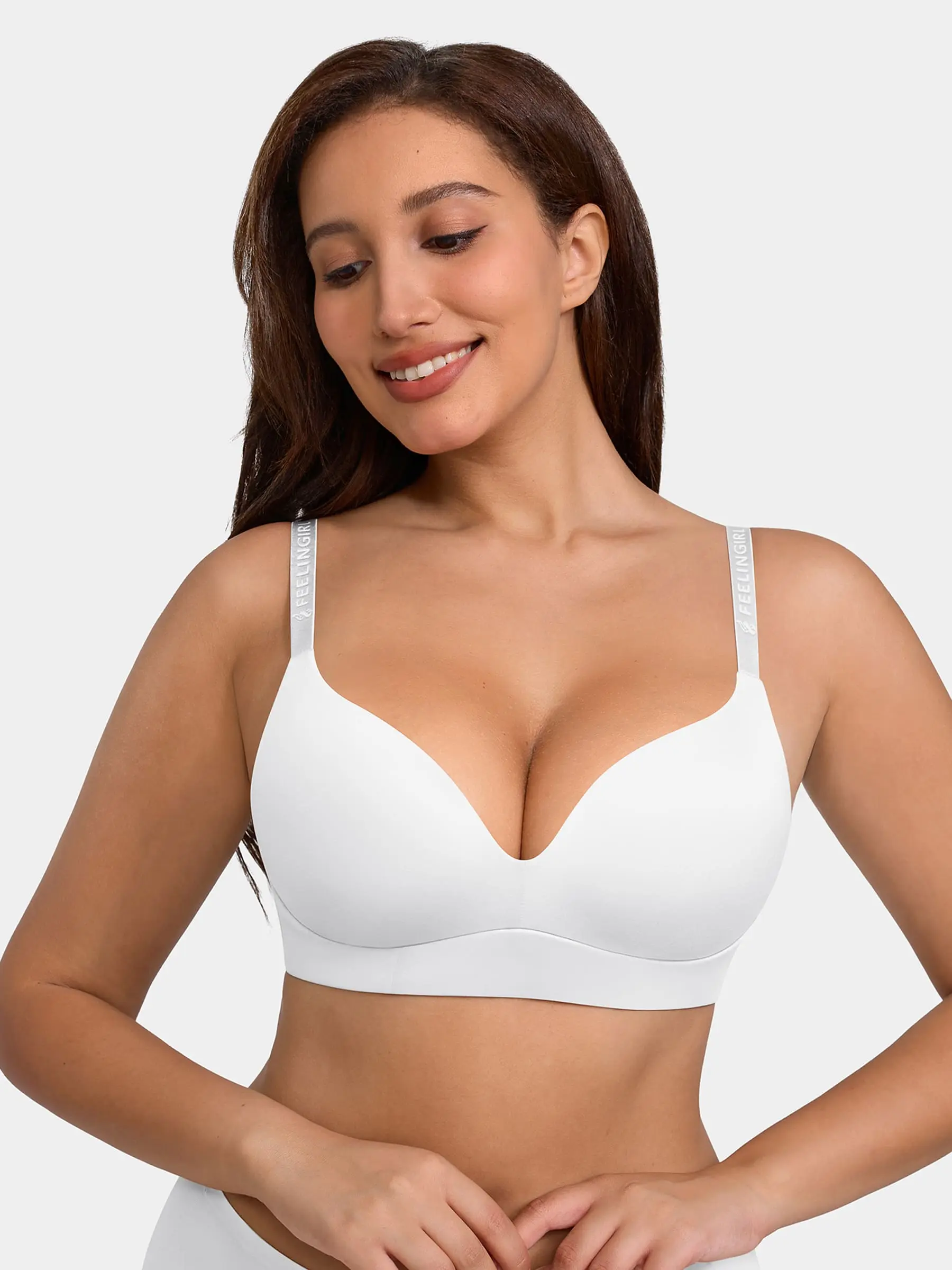 Feelingirl Cloud Soft Wireless Bra Seamless Lift Support Everyday Wear - Image 17
