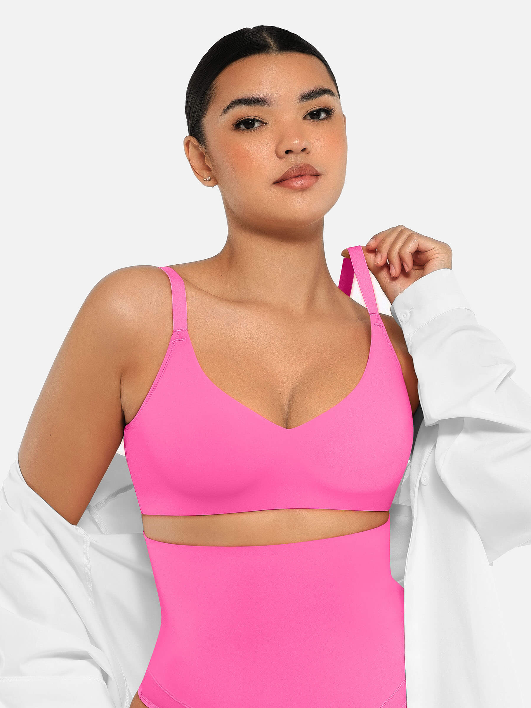 Feelingirl Fit Stretch Non-padded Wireless Comfort Jelly Bra - Image 33