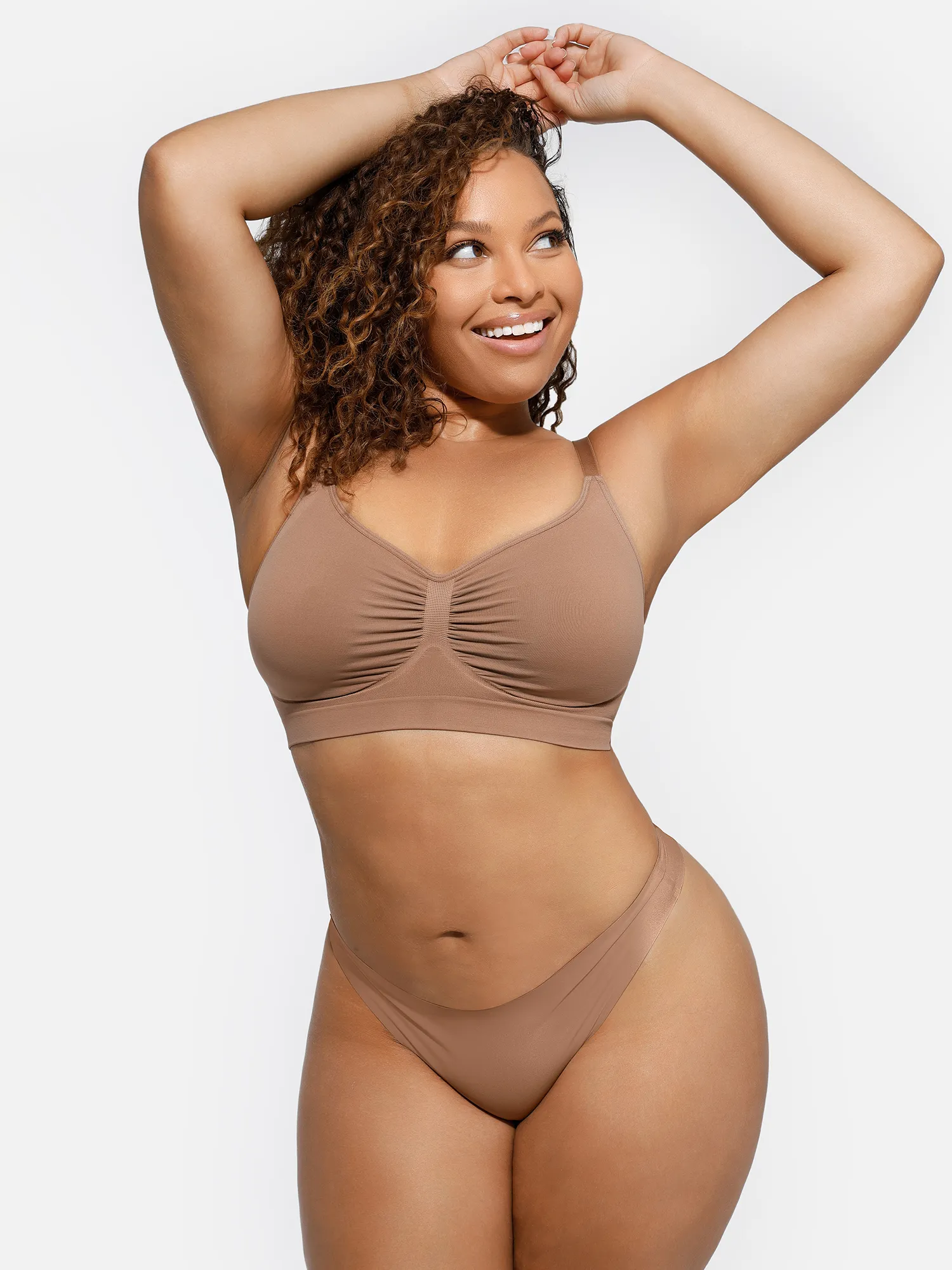 Feelingirl Everyday Wireless Bra Unlined Soft Bra - Image 8