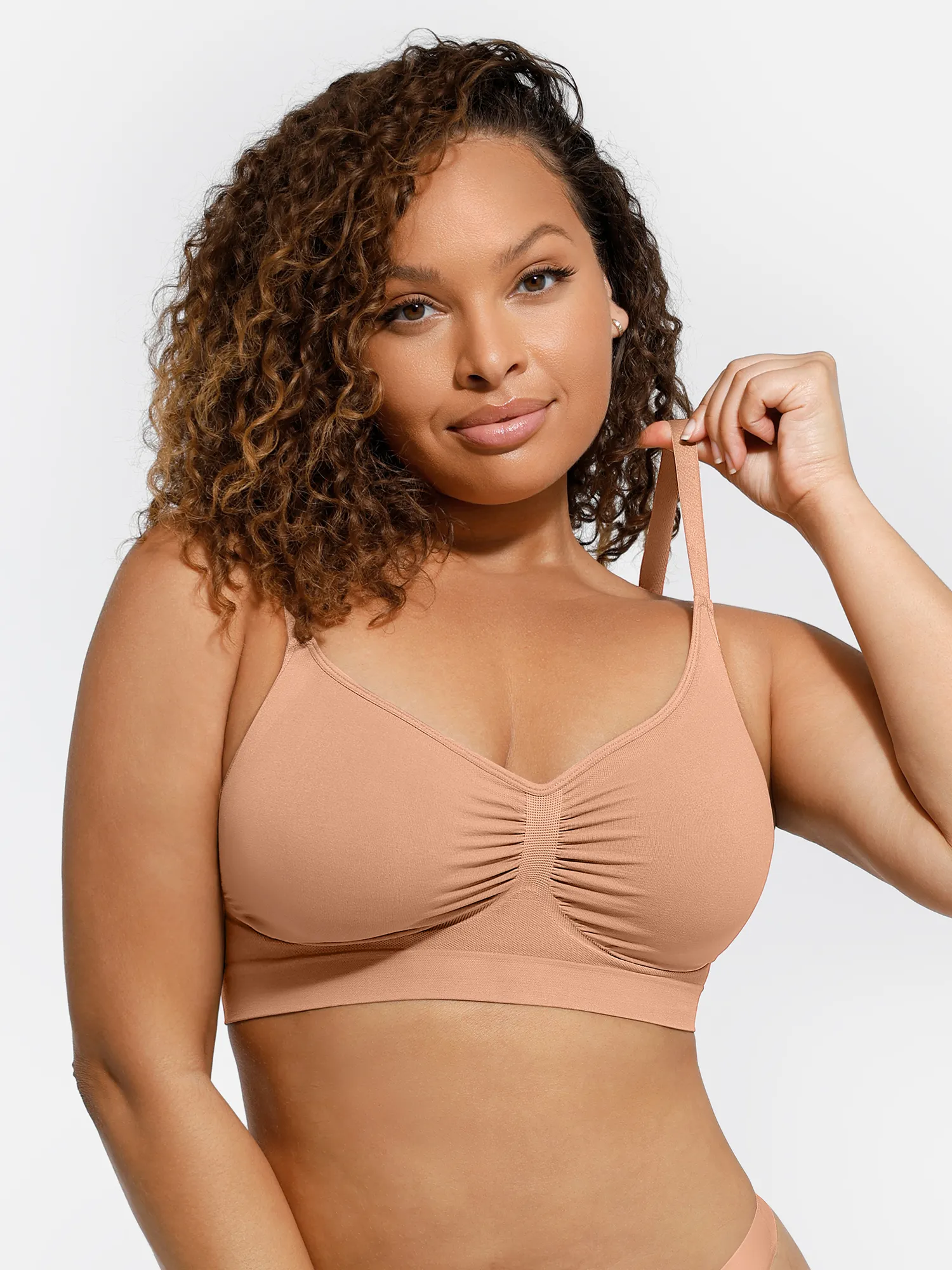 Feelingirl Everyday Wireless Bra Unlined Soft Bra - Image 17