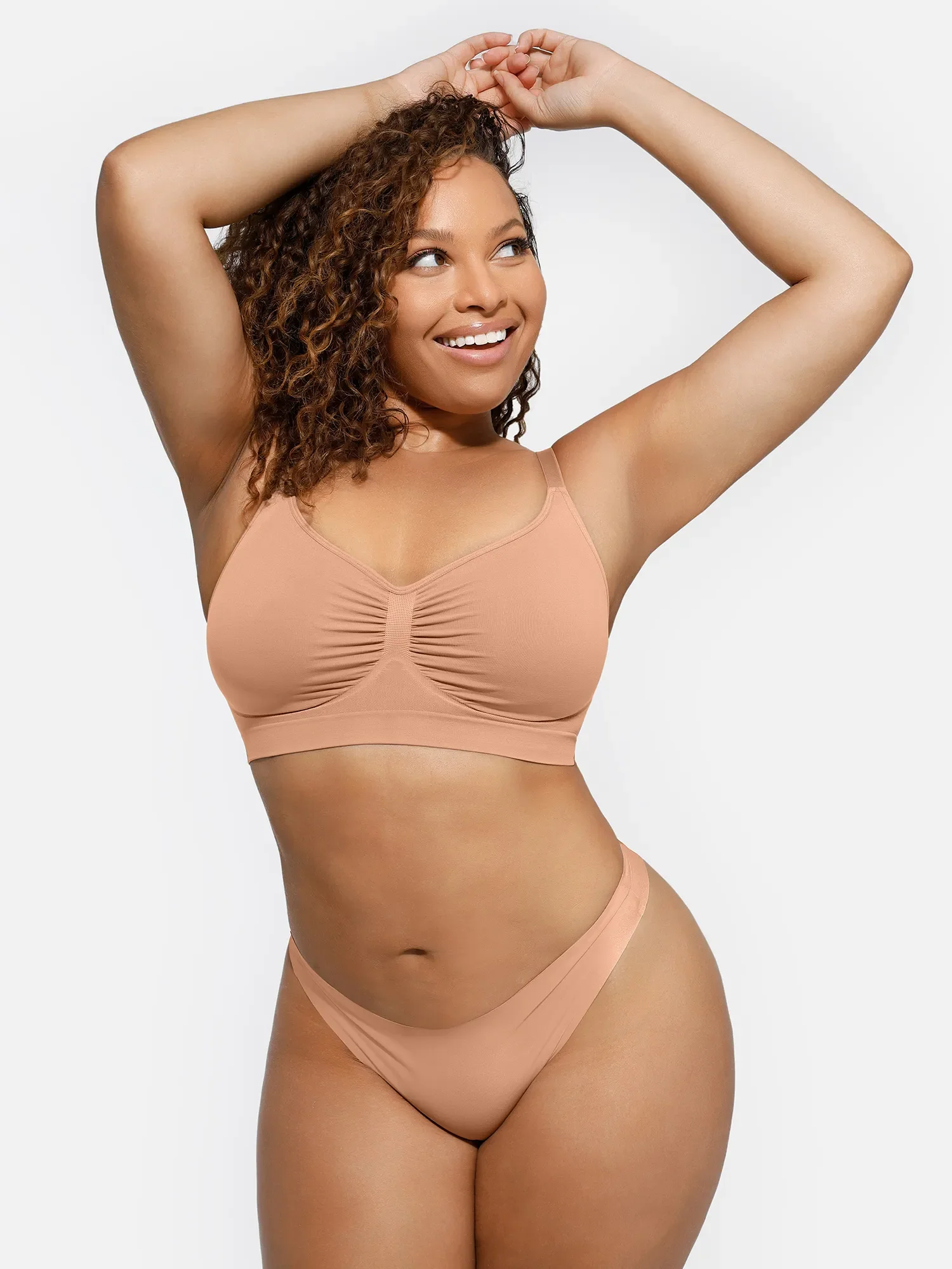 Feelingirl Everyday Wireless Bra Unlined Soft Bra - Image 24
