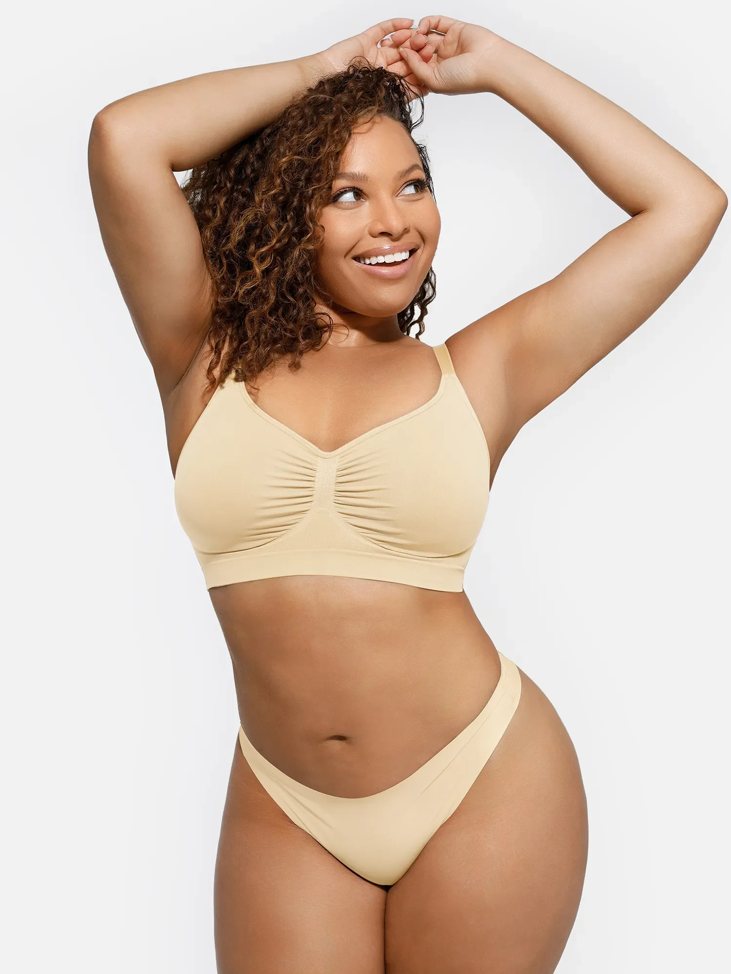 Feelingirl Everyday Wireless Bra Unlined Soft Bra - Image 31