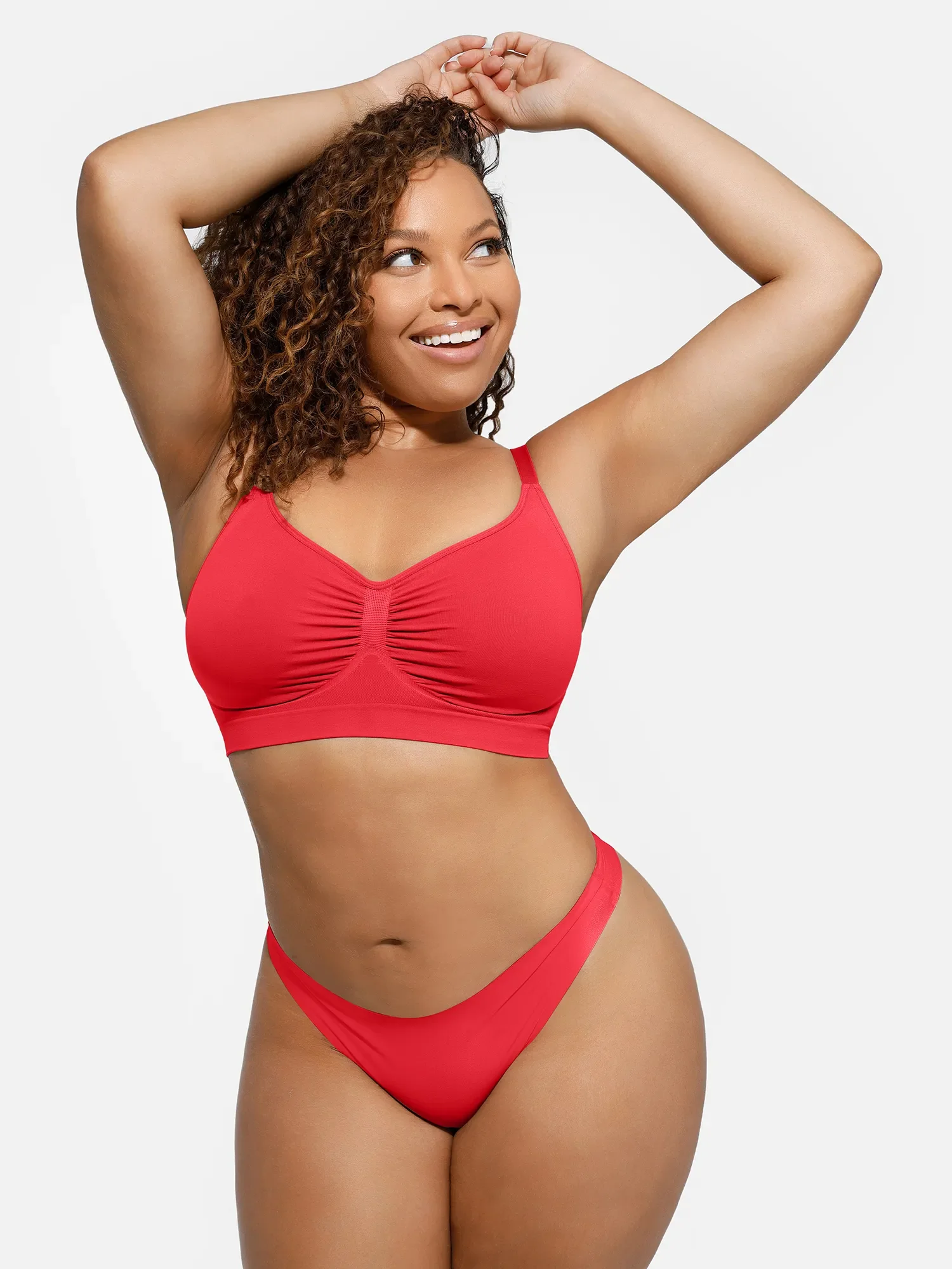 Feelingirl Everyday Wireless Bra Unlined Soft Bra - Image 96