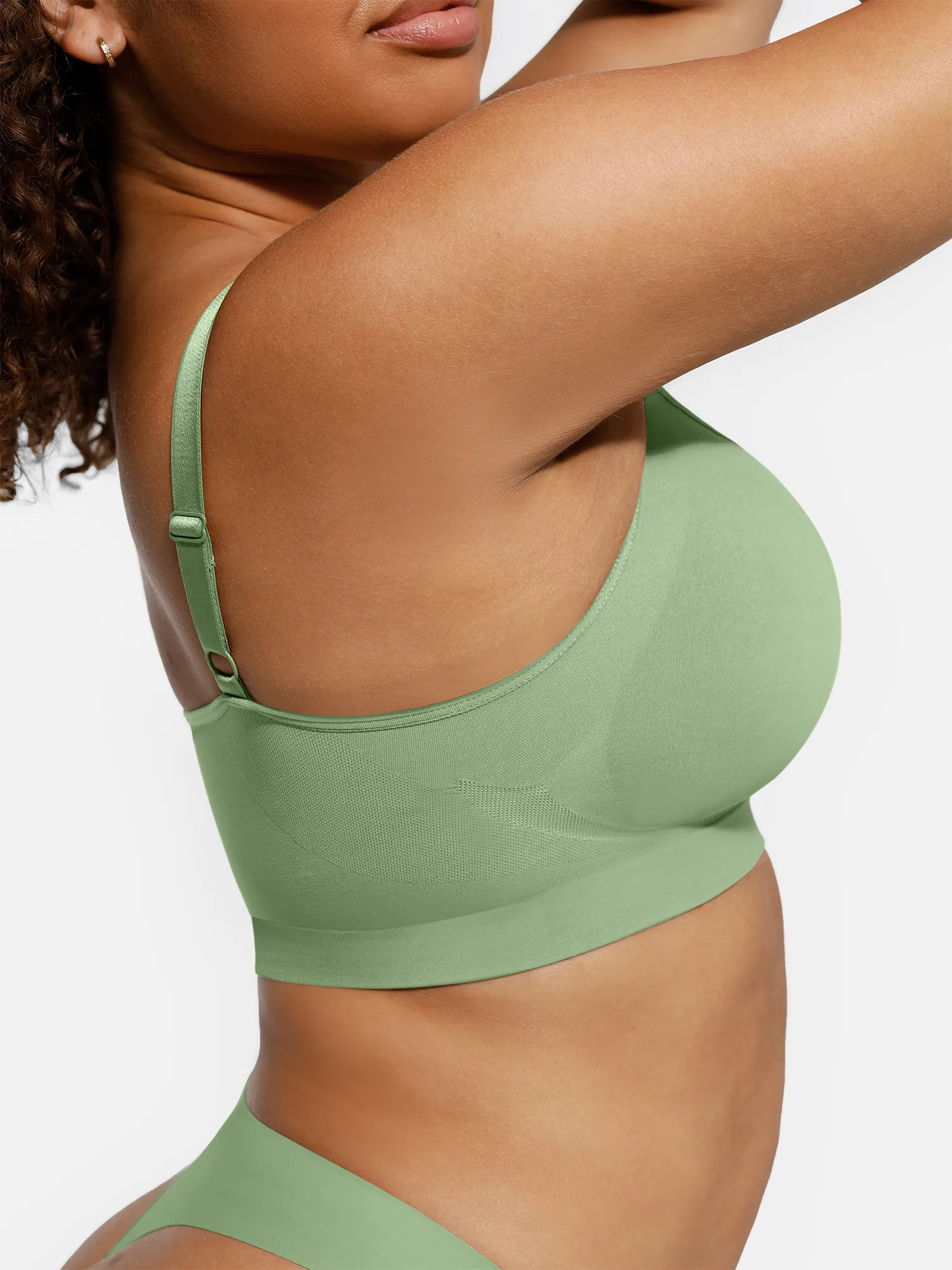 Feelingirl Everyday Wireless Bra Unlined Soft Bra - Image 34