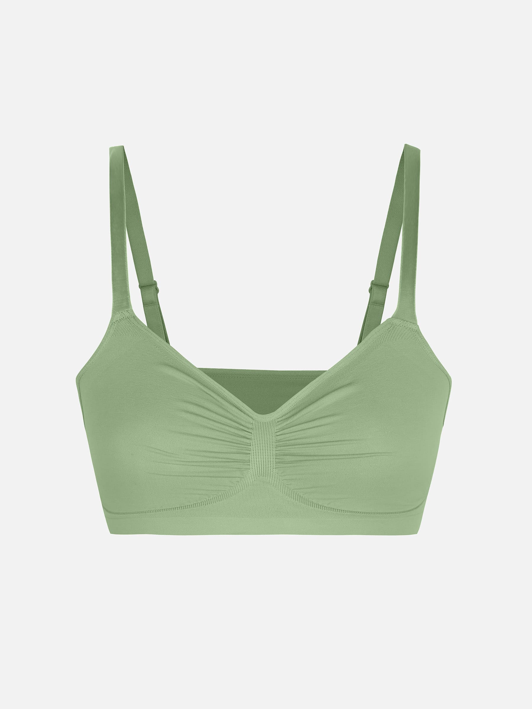 Feelingirl Everyday Wireless Bra Unlined Soft Bra - Image 38