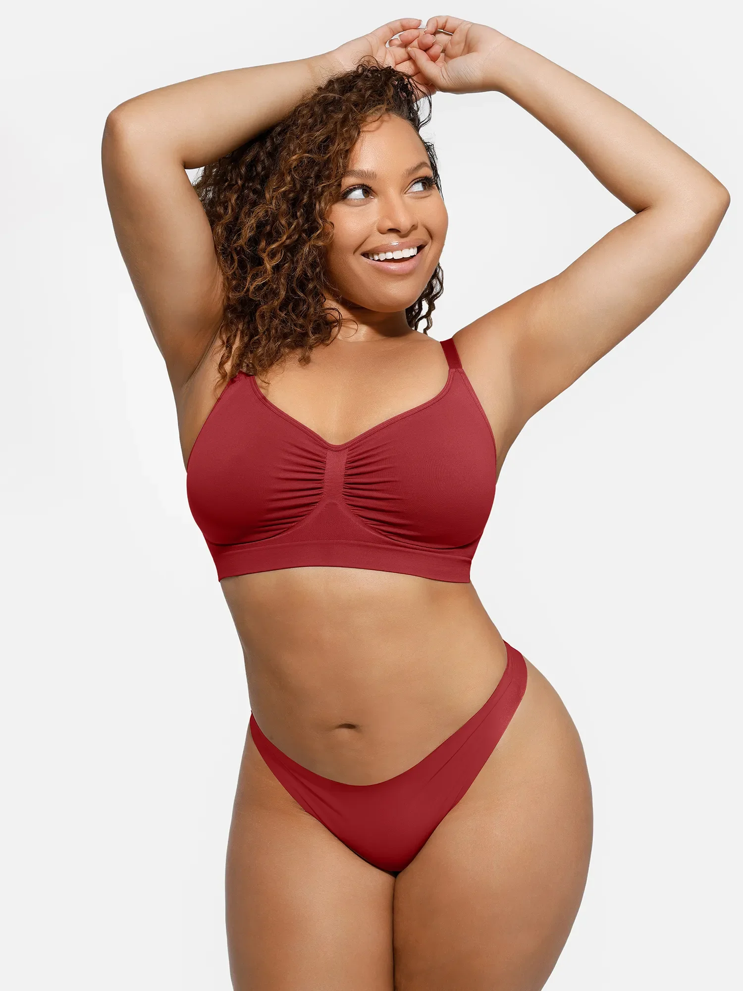 Feelingirl Everyday Wireless Bra Unlined Soft Bra - Image 88
