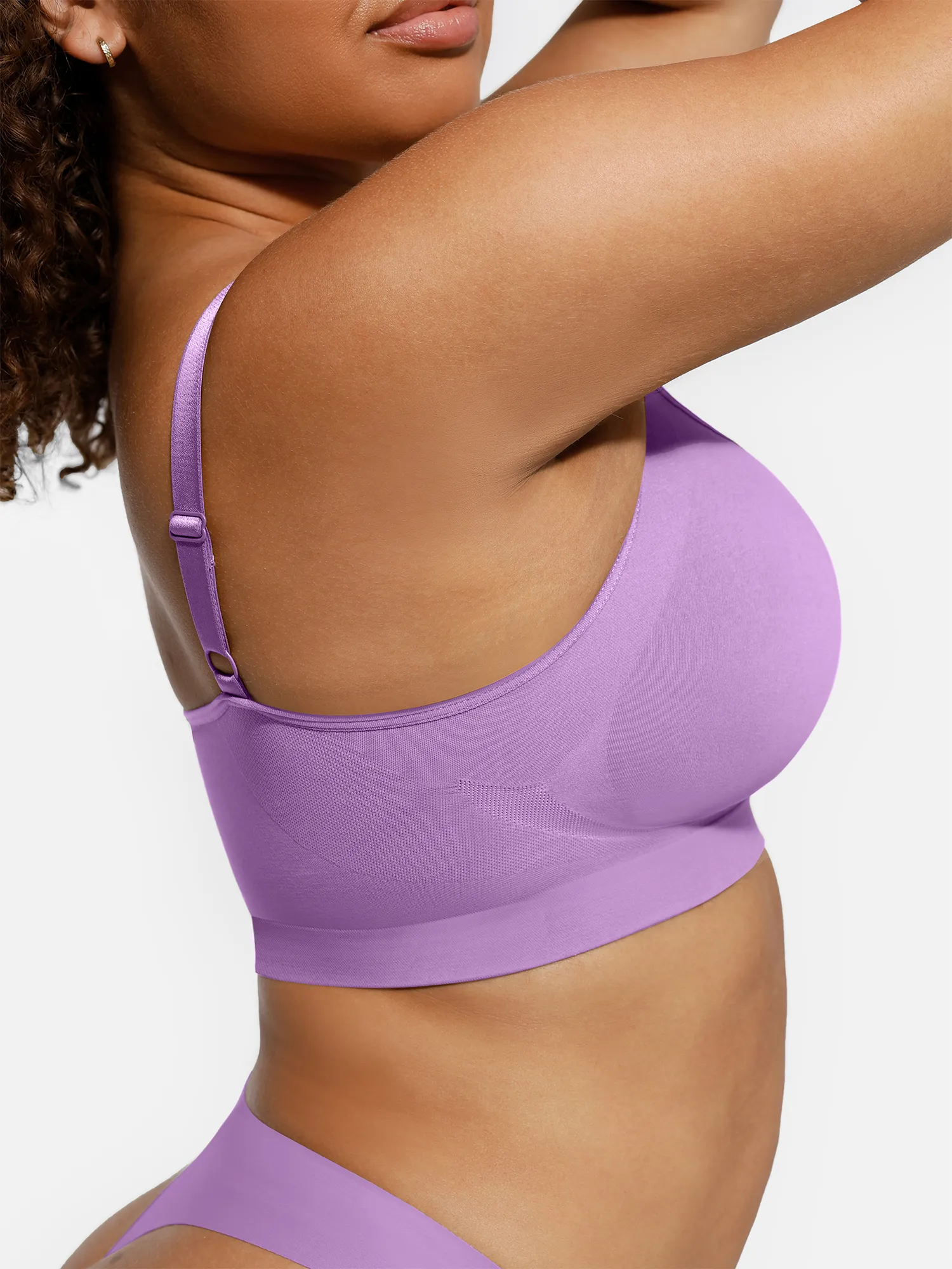 Feelingirl Everyday Wireless Bra Unlined Soft Bra - Image 74
