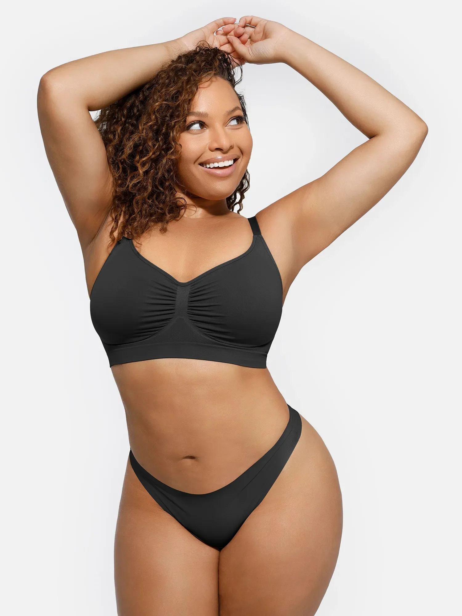 Feelingirl Everyday Wireless Bra Unlined Soft Bra - Image 16
