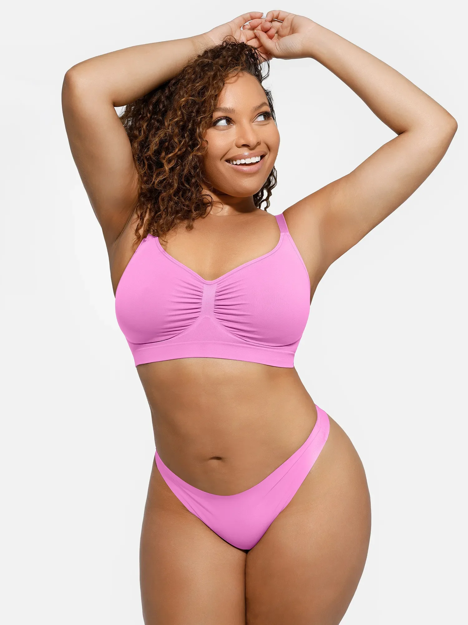 Feelingirl Everyday Wireless Bra Unlined Soft Bra - Image 72