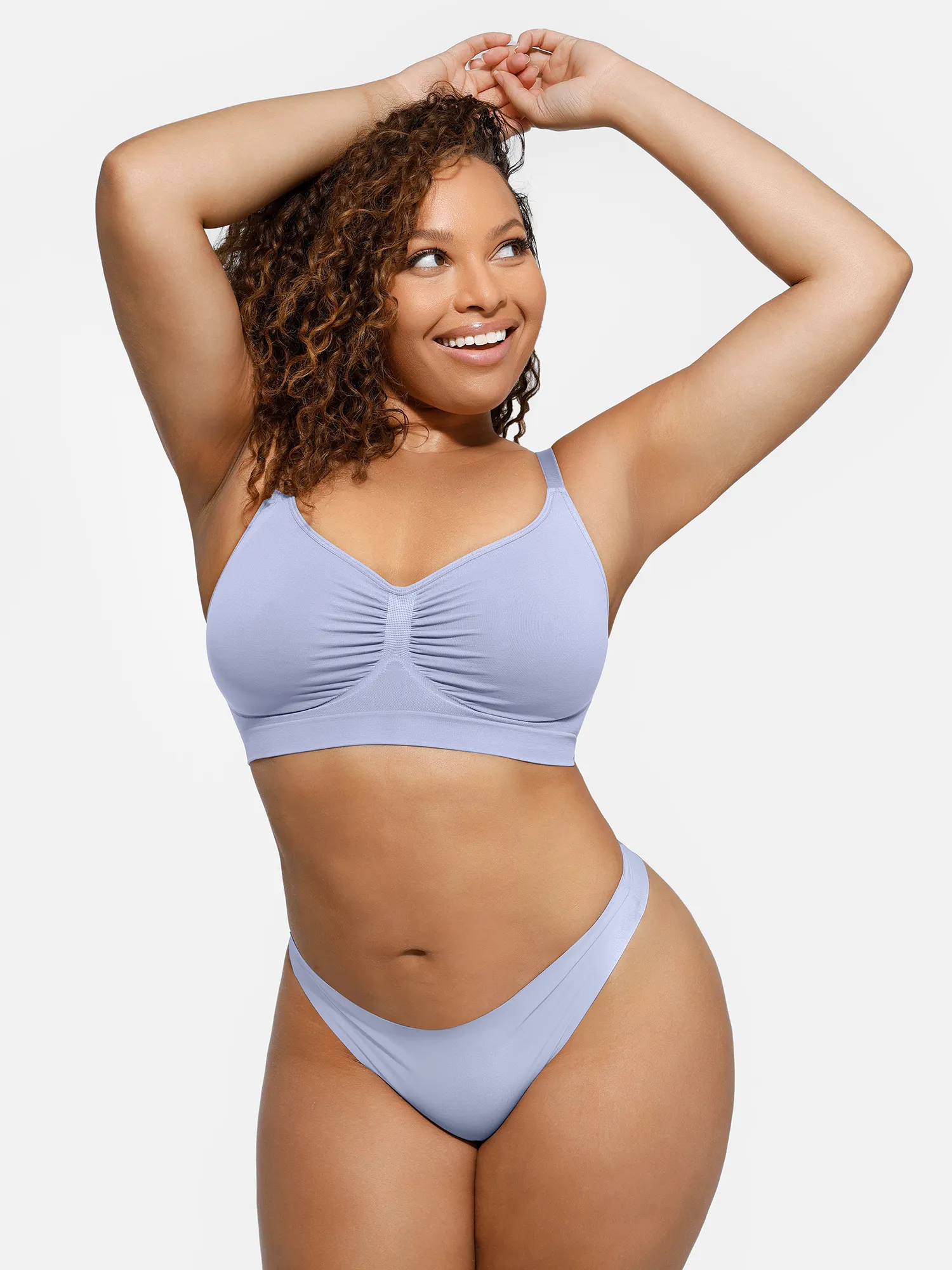Feelingirl Everyday Wireless Bra Unlined Soft Bra - Image 47