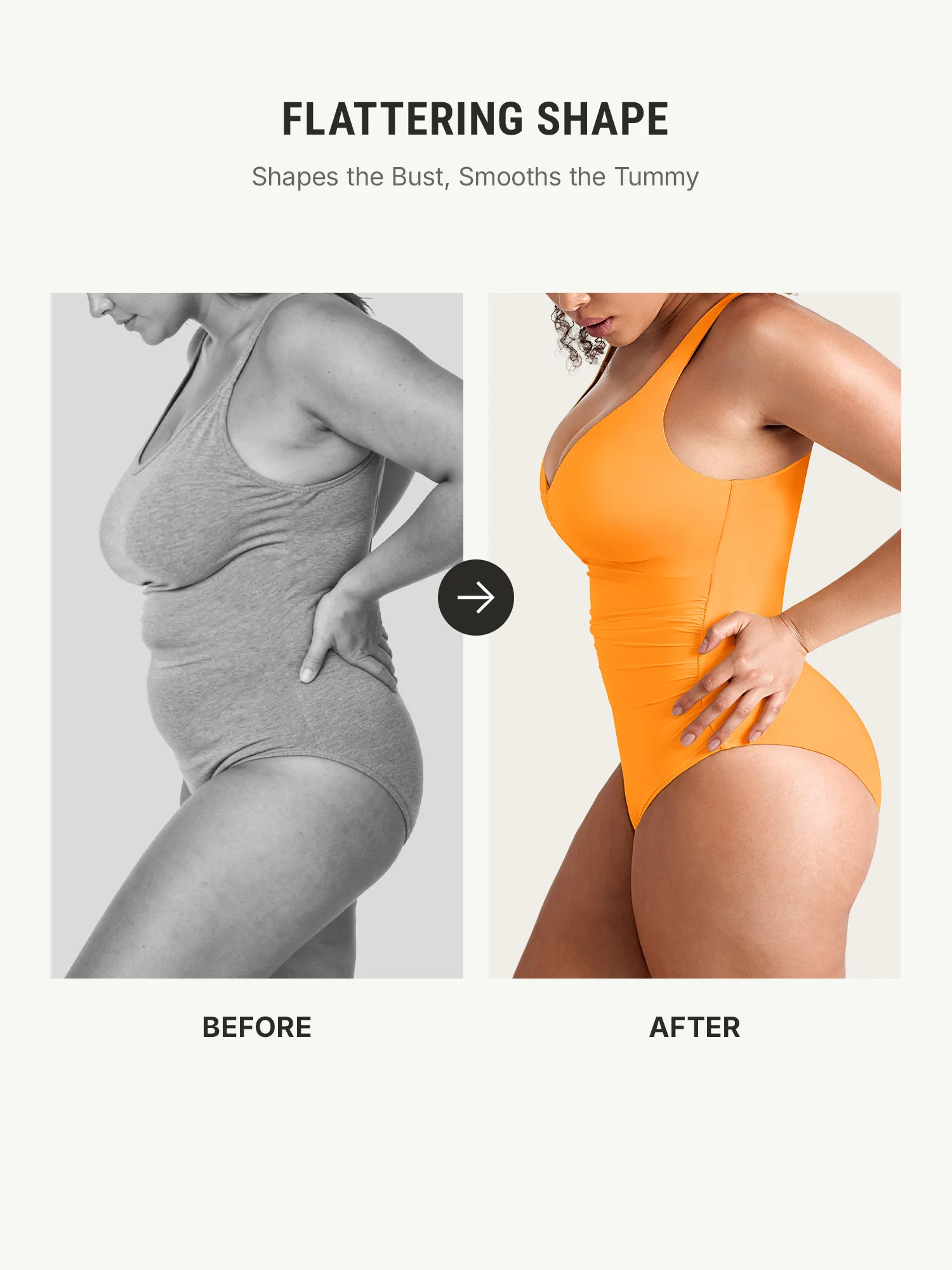 Feelingirl Deep V Metal Ring Ruched Sculpting Swimsuit - Image 5