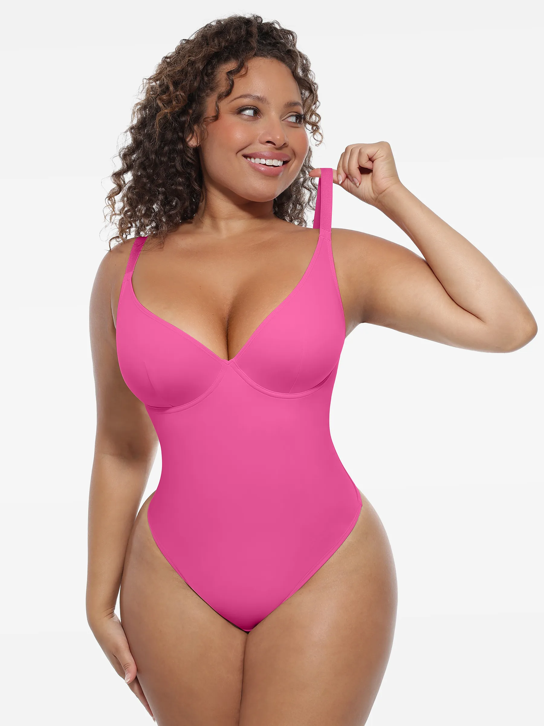 Feelingirl Deep V-Neck Shapewear Bodysuit - Image 29