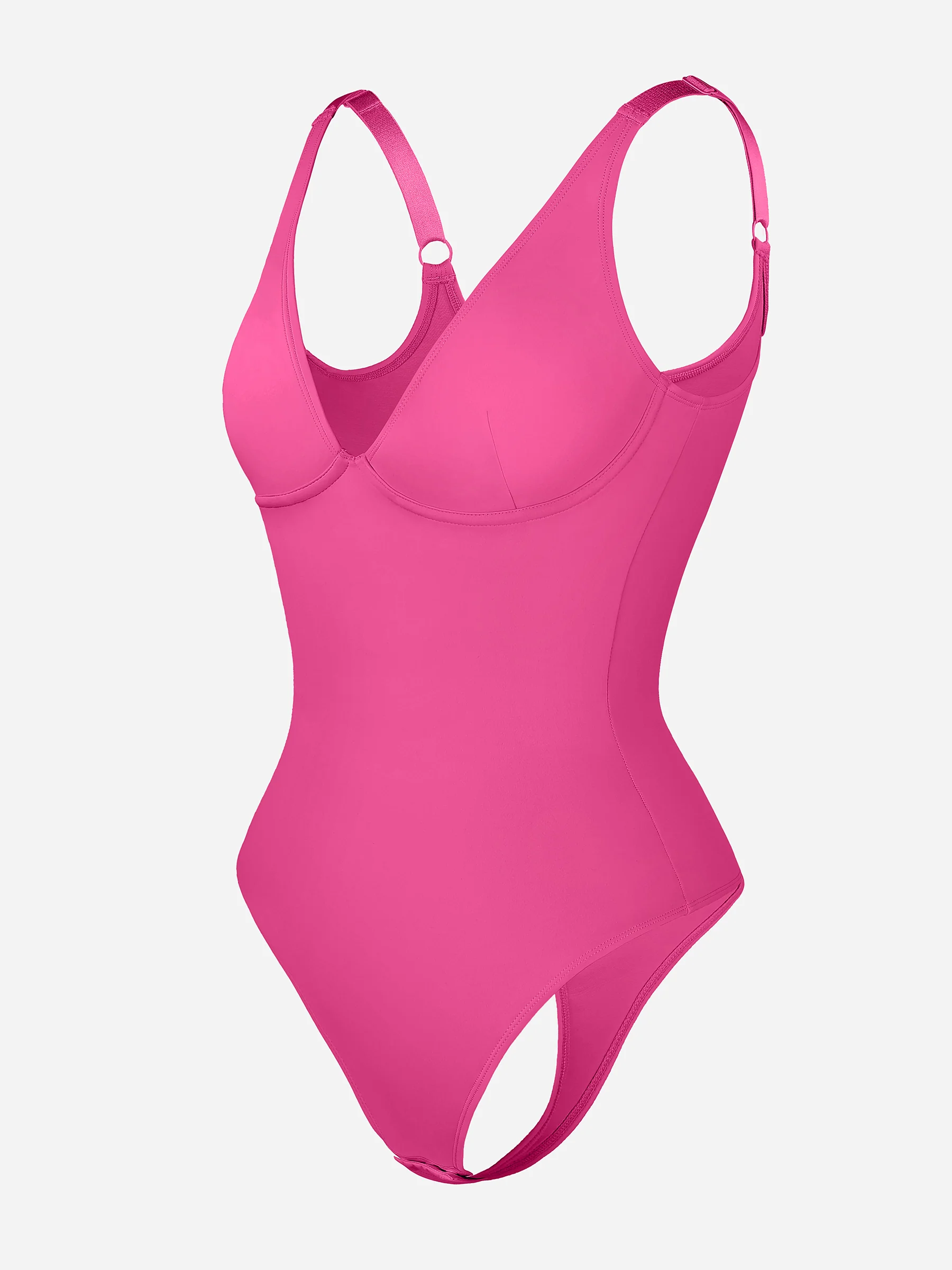 Feelingirl Deep V Neck Tummy Control Shapewear Bodysuit - Image 109