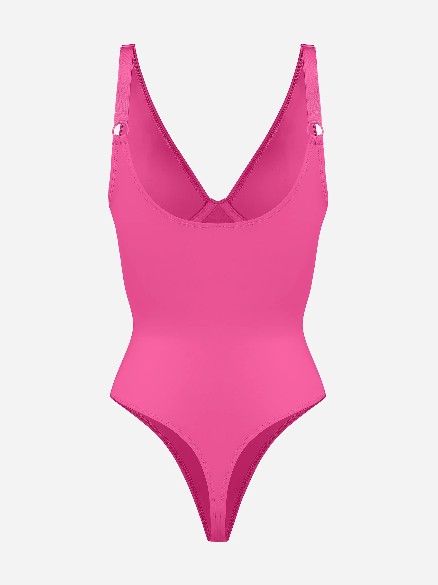 Feelingirl Deep V Neck Tummy Control Shapewear Bodysuit - Image 110