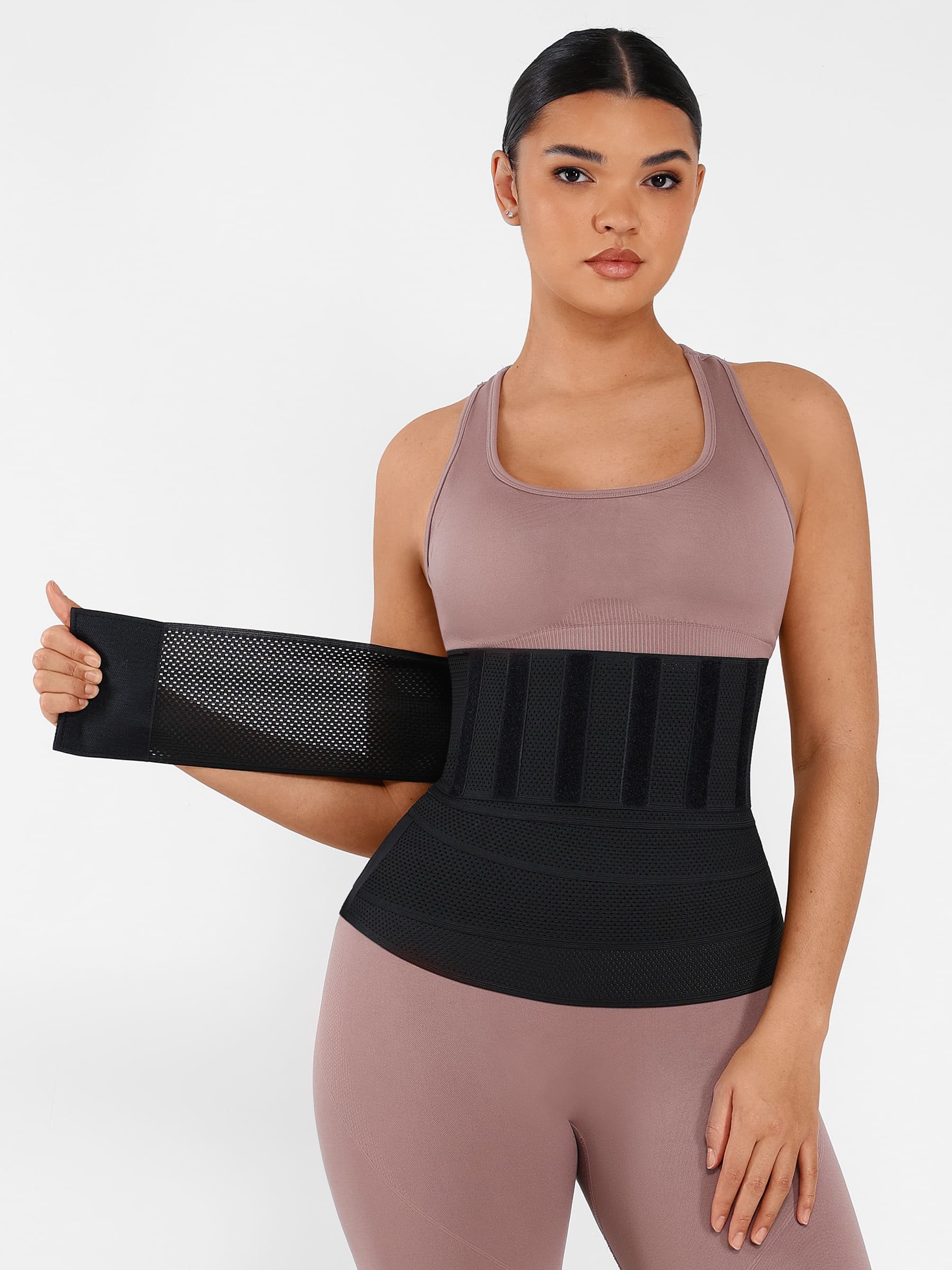 Feelingirl Elastic Waist Trainer Girdle Adjustable Slimming Belts - Image 11