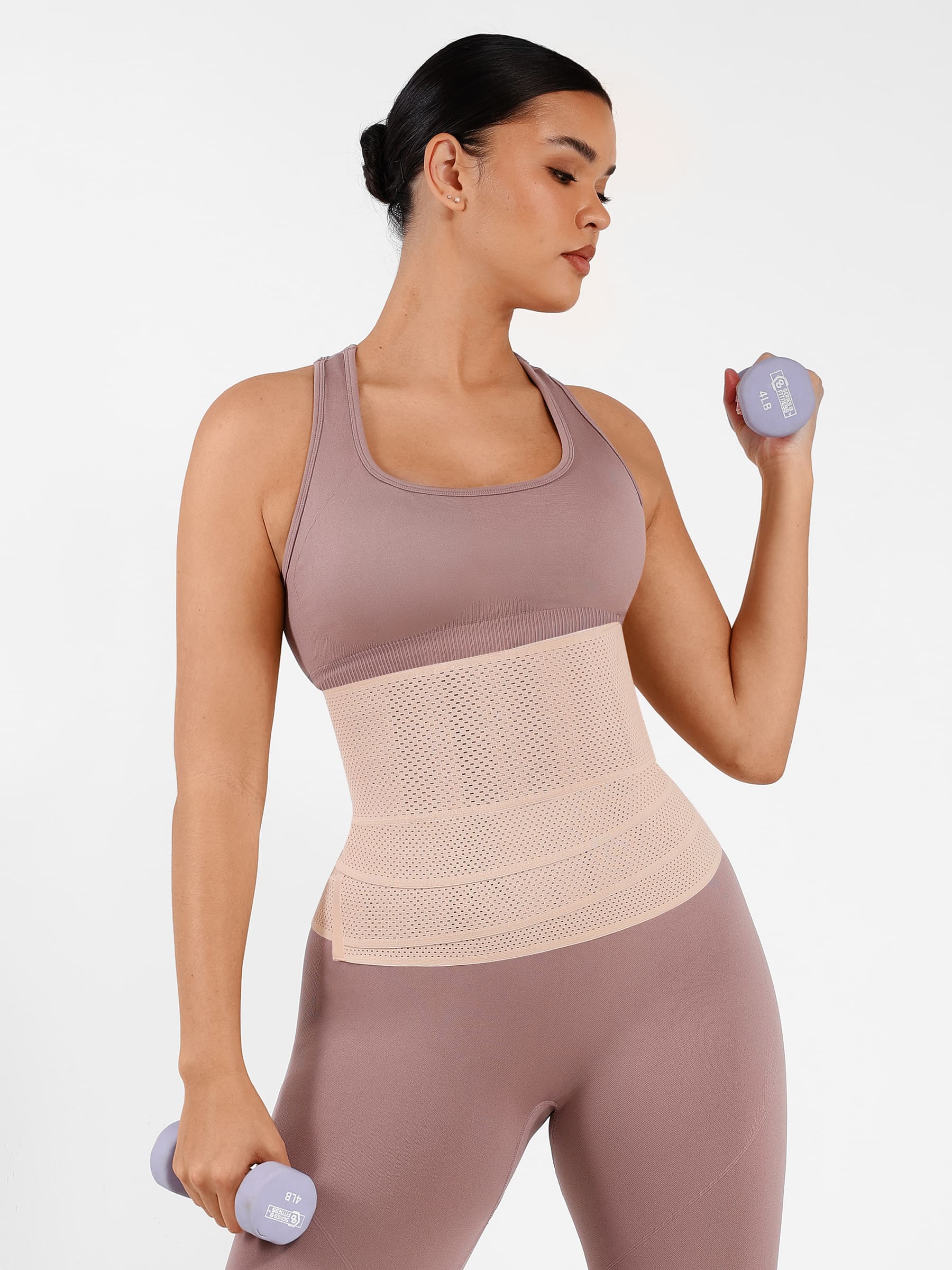Feelingirl Elastic Waist Trainer Girdle Adjustable Slimming Belts - Image 3