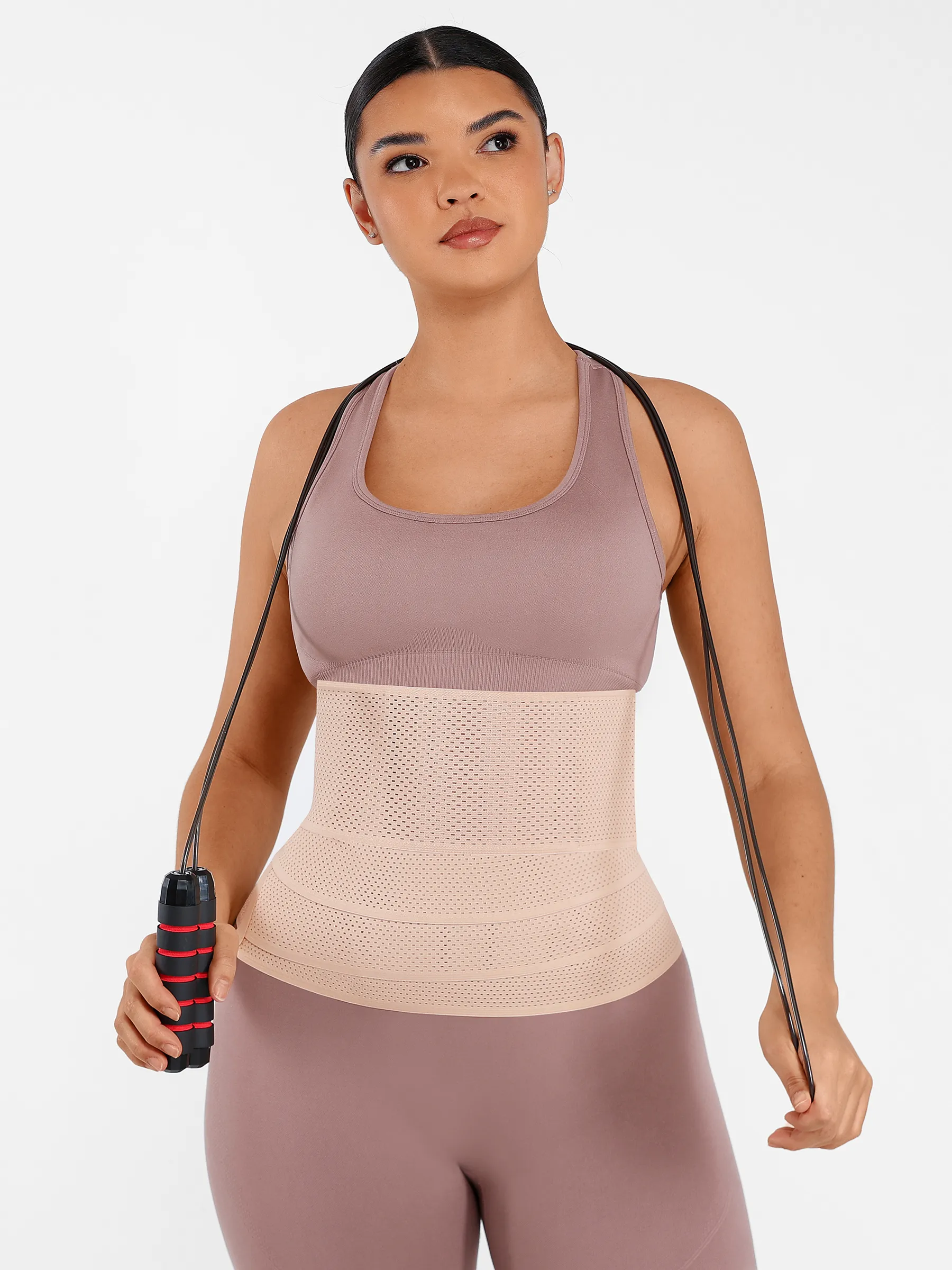 Feelingirl Elastic Waist Trainer Girdle Adjustable Slimming Belts - Image 4