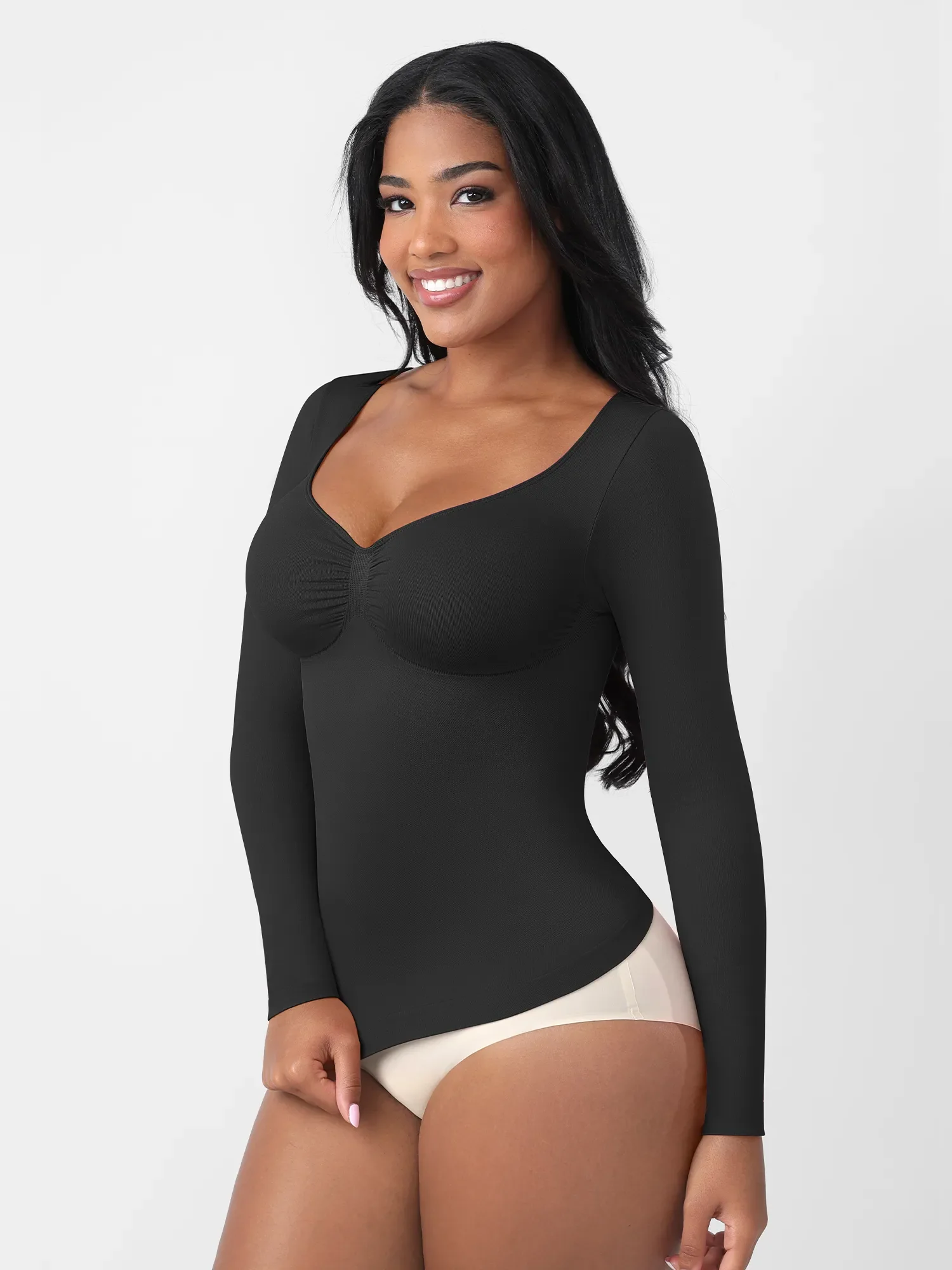 Feelingirl Everyday Seamless Long Sleeve Shaper - Image 12