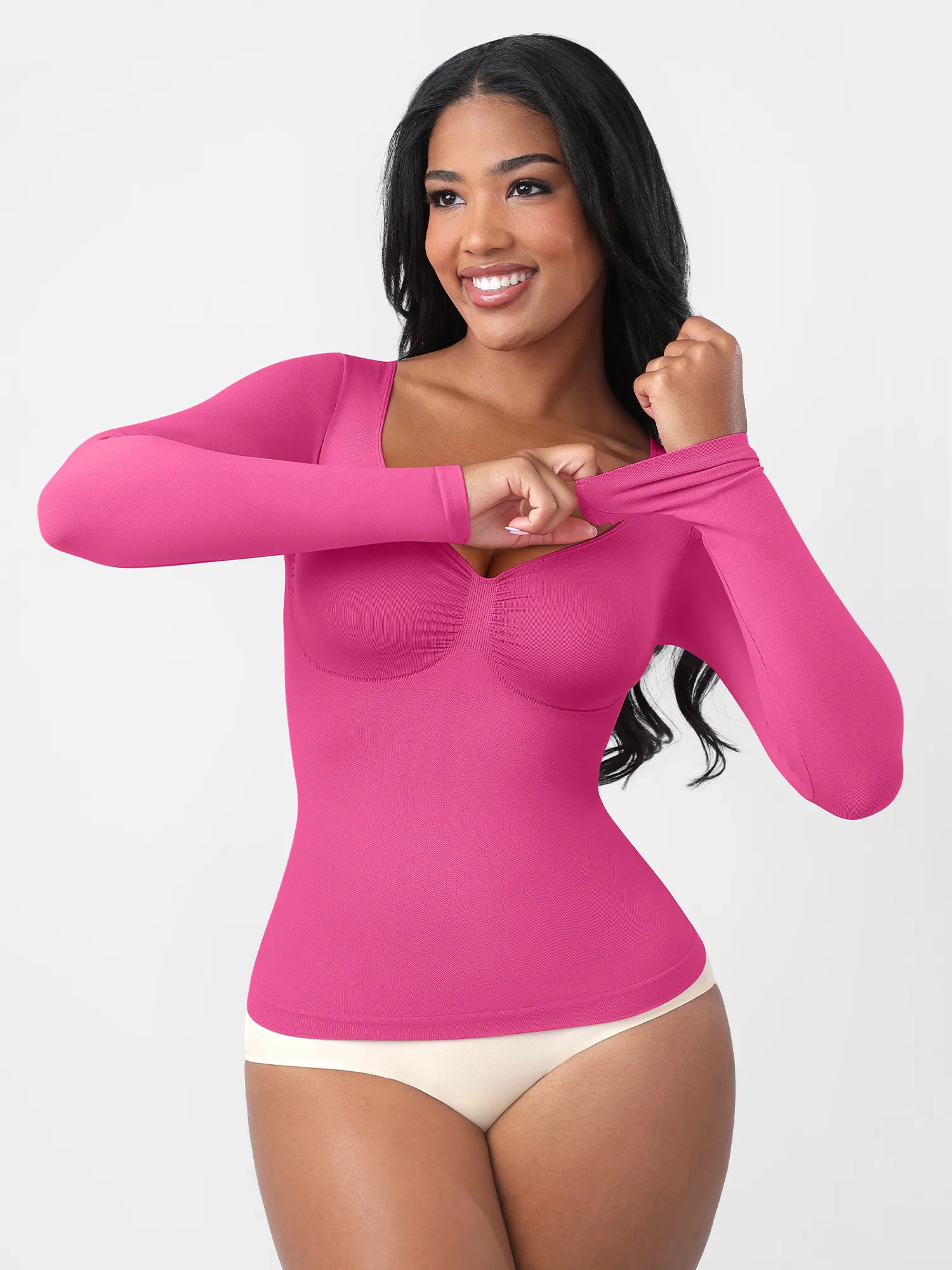 Feelingirl Everyday Seamless Long Sleeve Shaper - Image 27