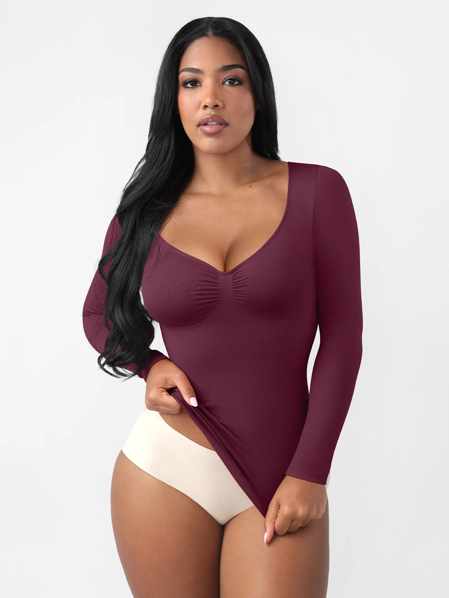 Feelingirl Everyday Seamless Long Sleeve Shaper - Image 37
