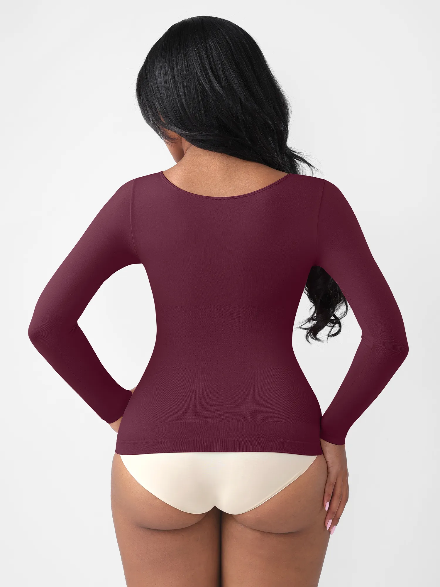 Feelingirl Everyday Seamless Long Sleeve Shaper - Image 39